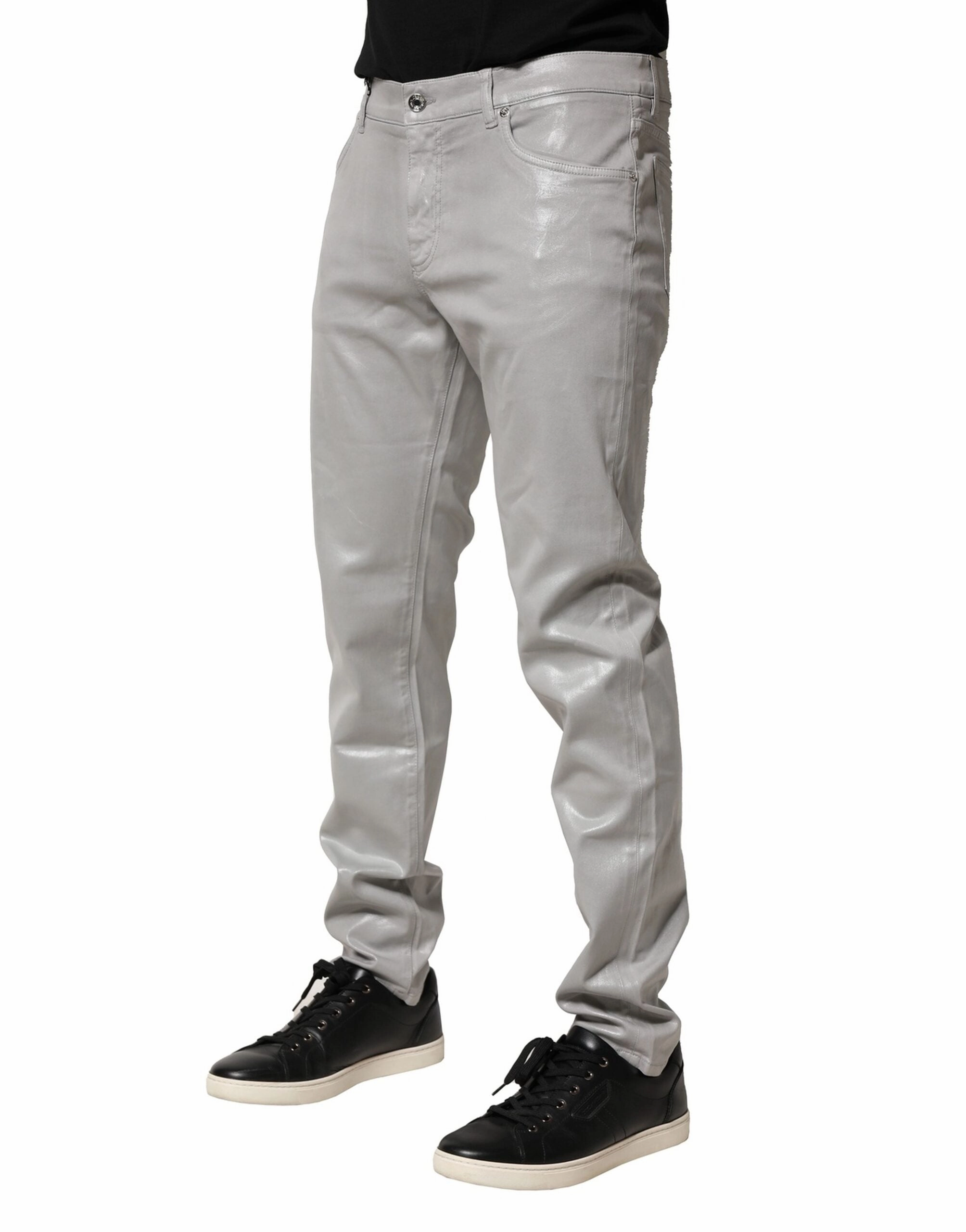 Dolce & Gabbana Cotton Stretch Slim blue Men's Jeans