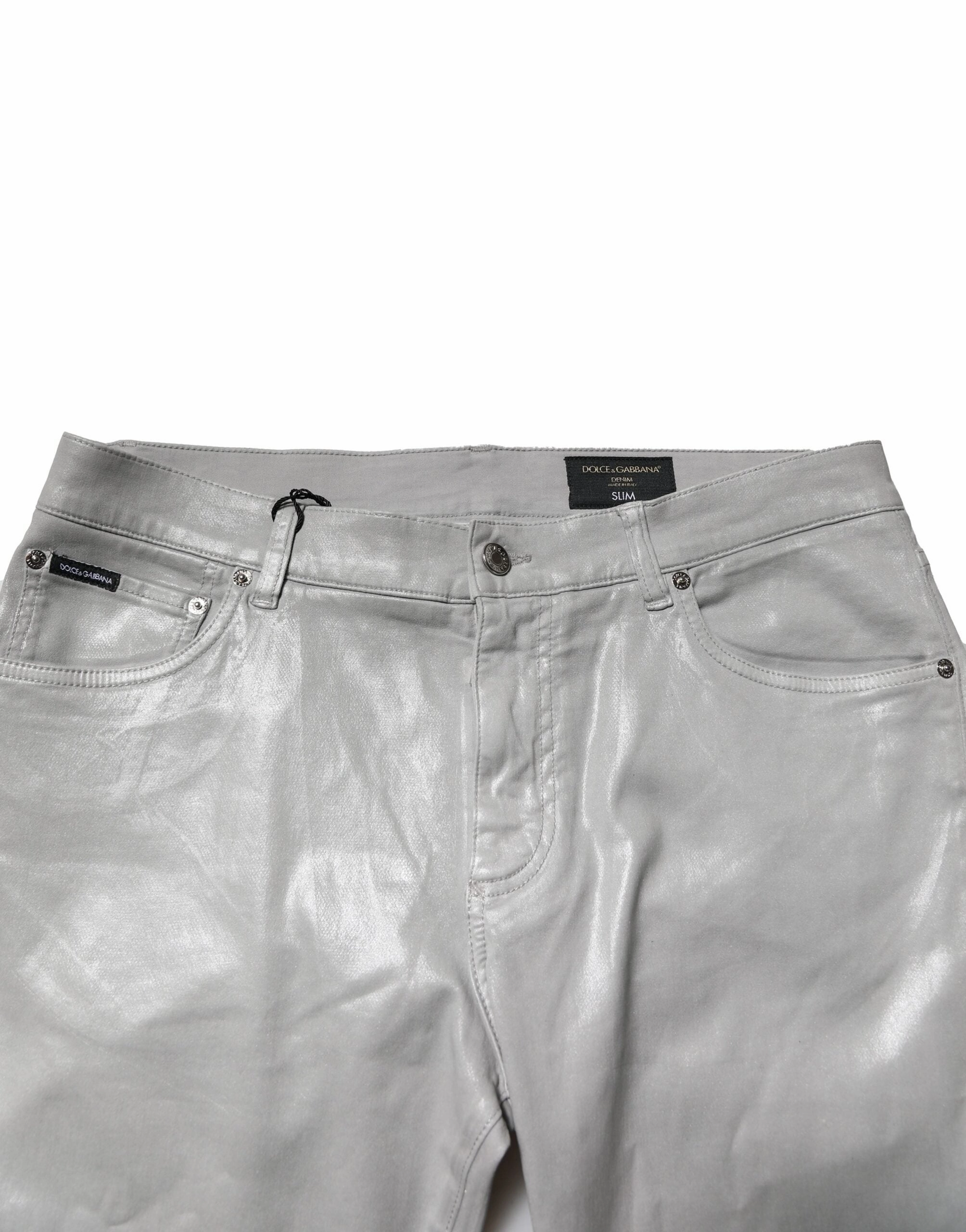 Dolce & Gabbana Cotton Stretch Slim blue Men's Jeans