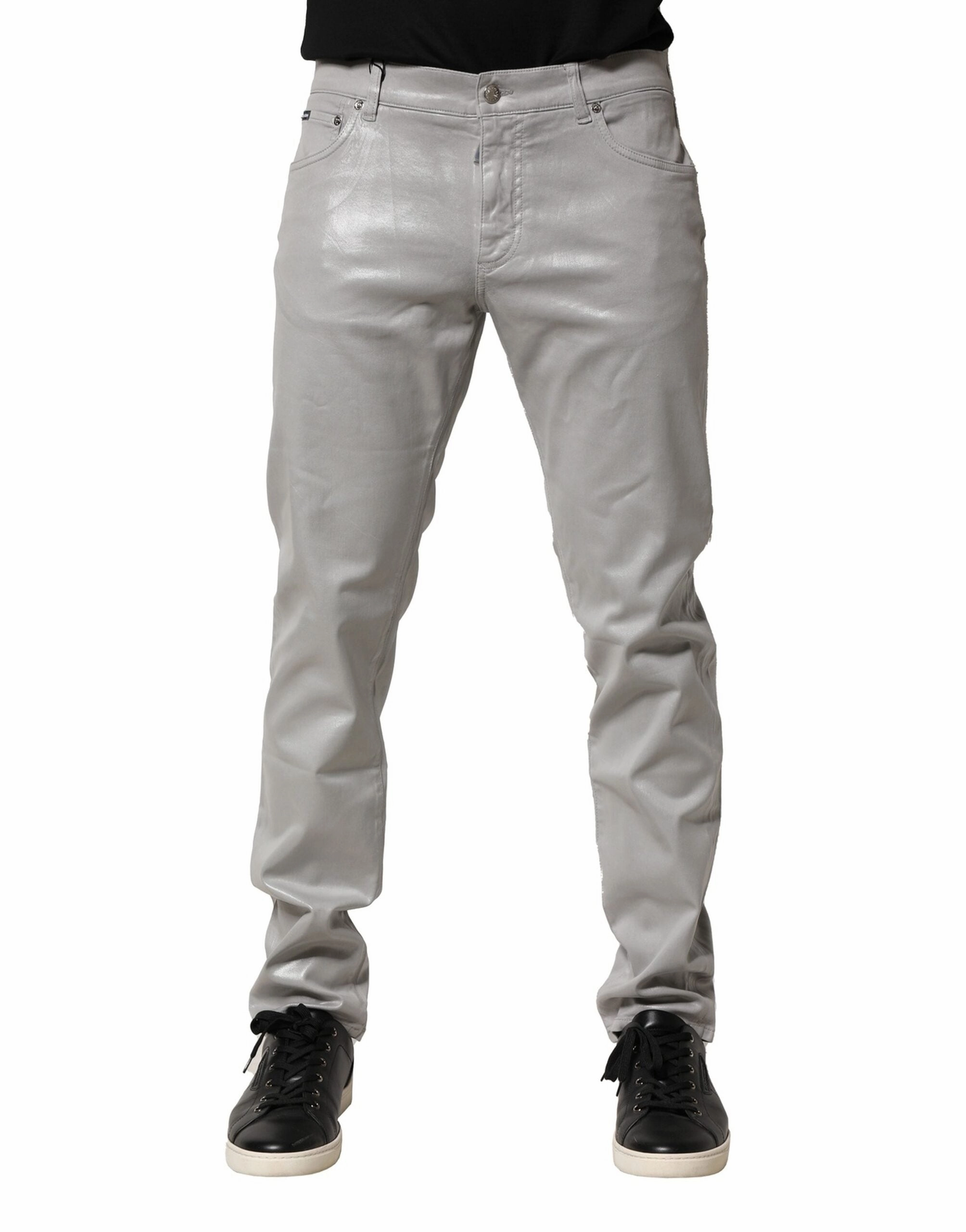 Dolce & Gabbana Cotton Stretch Slim blue Men's Jeans