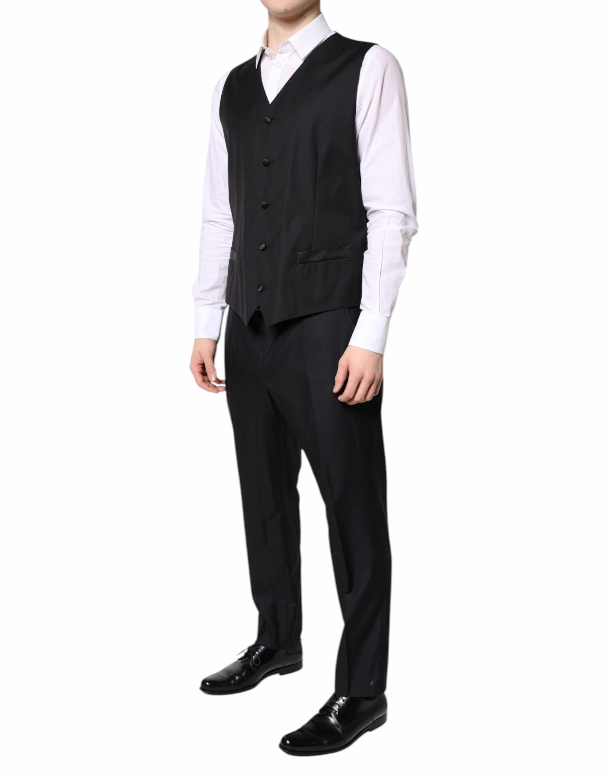 Dolce & Gabbana Double Breasted Formal 3 Piece Men's Suit