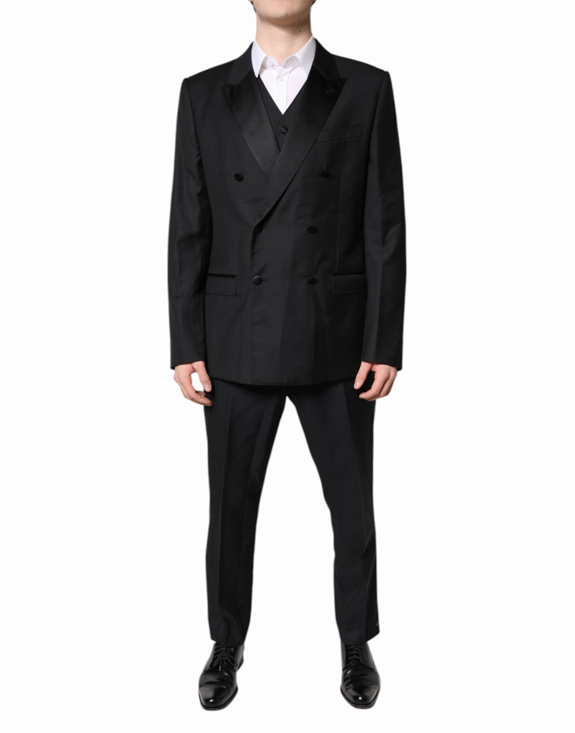 Dolce & Gabbana Double Breasted Formal 3 Piece Men's Suit