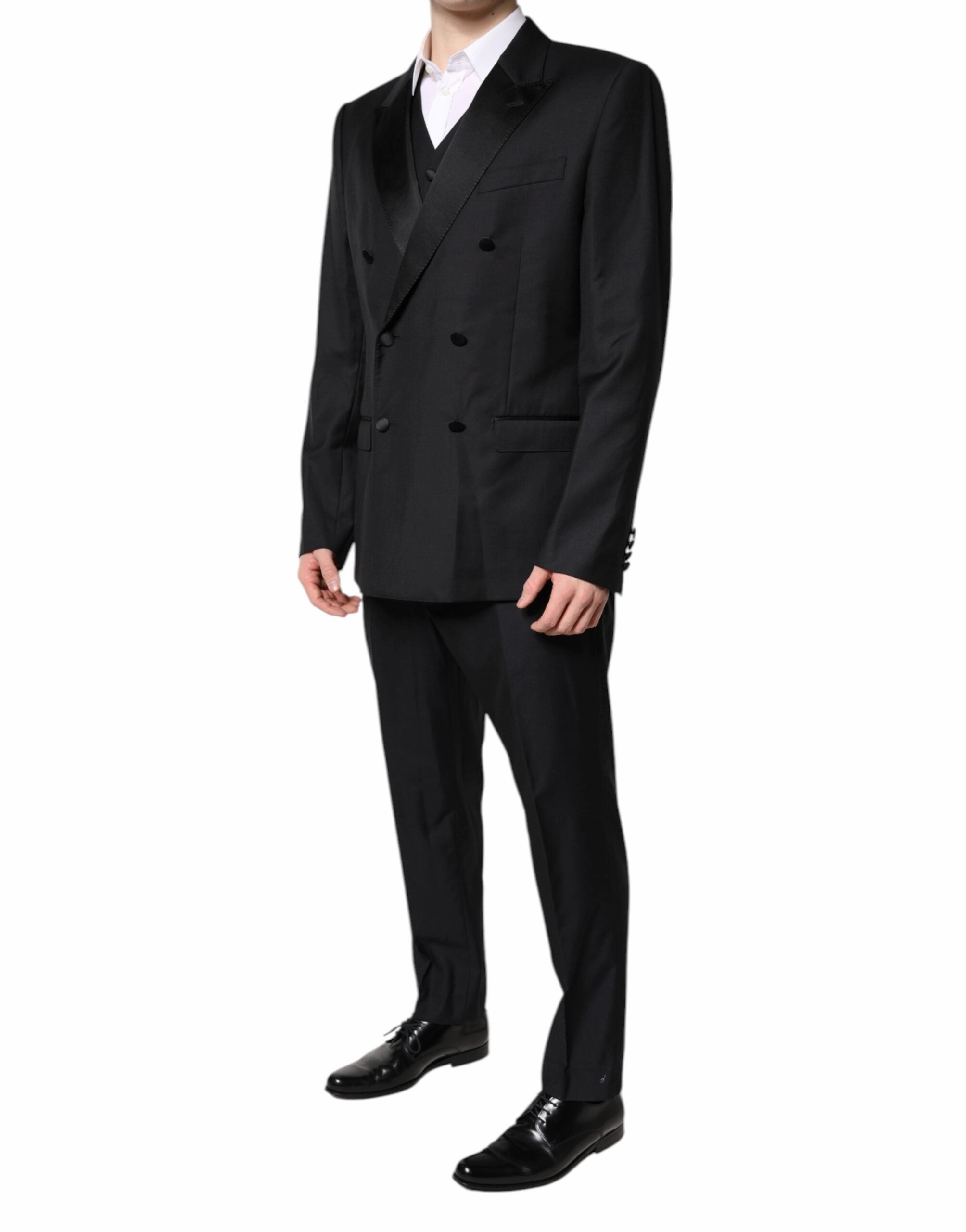 Dolce & Gabbana Double Breasted Formal 3 Piece Men's Suit