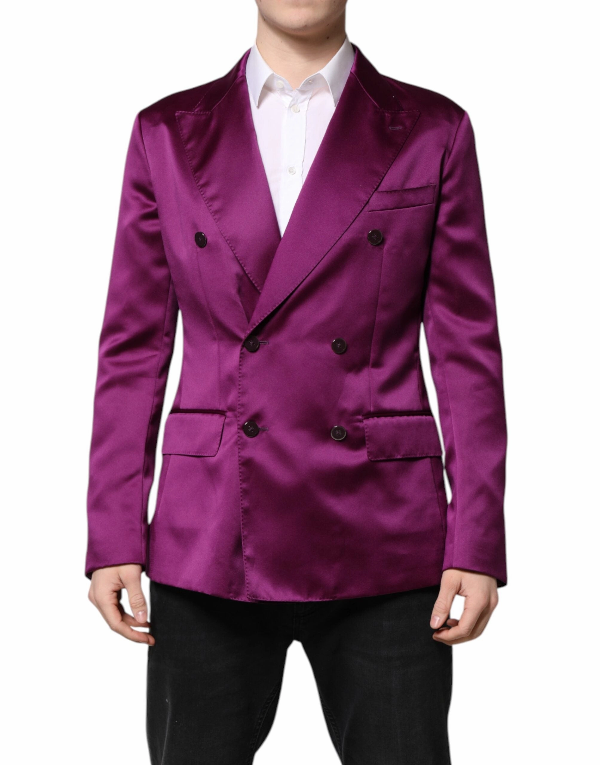 Dolce & Gabbana Double Breasted Men Suit Coat Men's Blazer