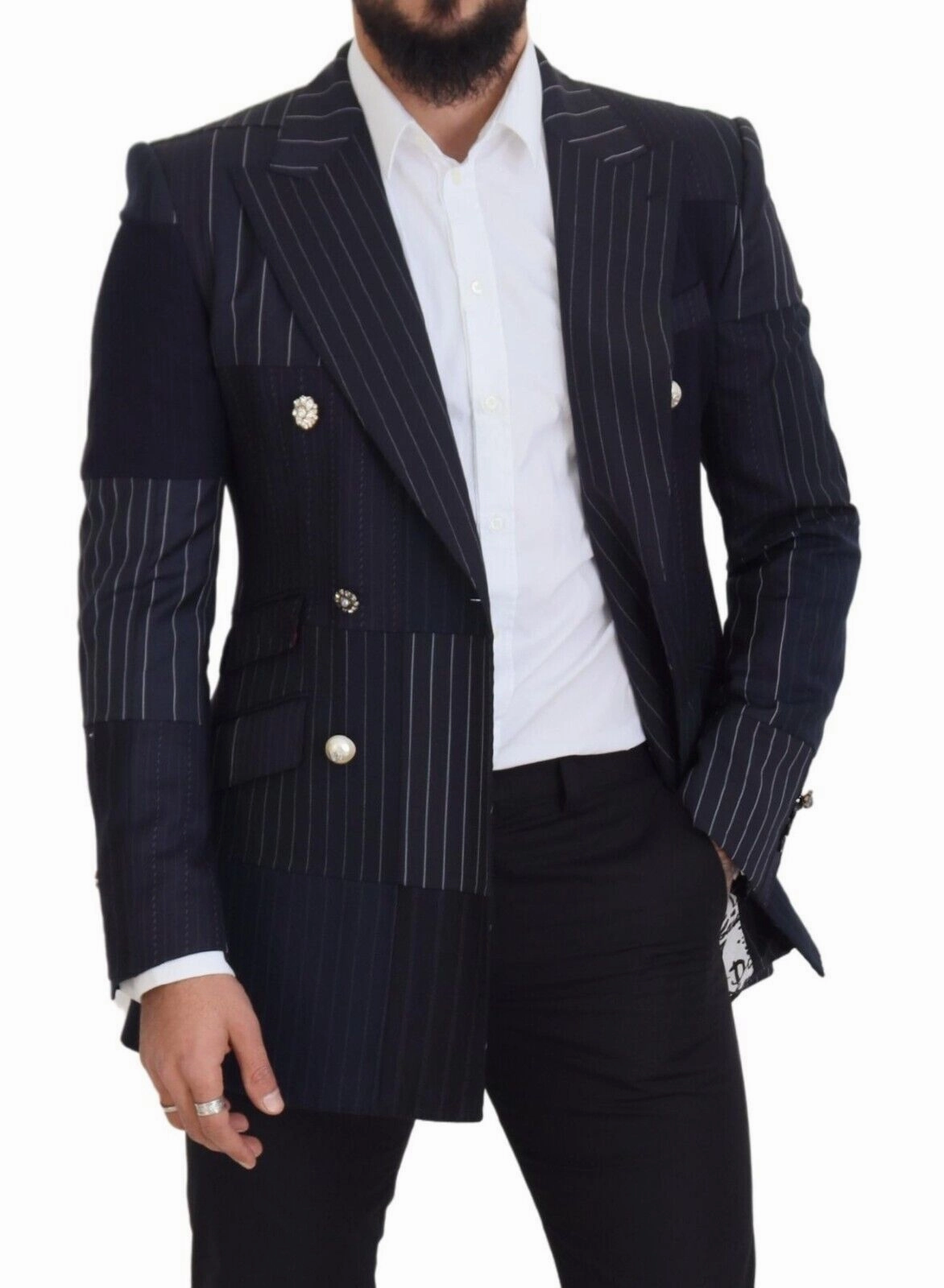 Dolce & Gabbana Double Breasted Slim Fit Men's Blazer