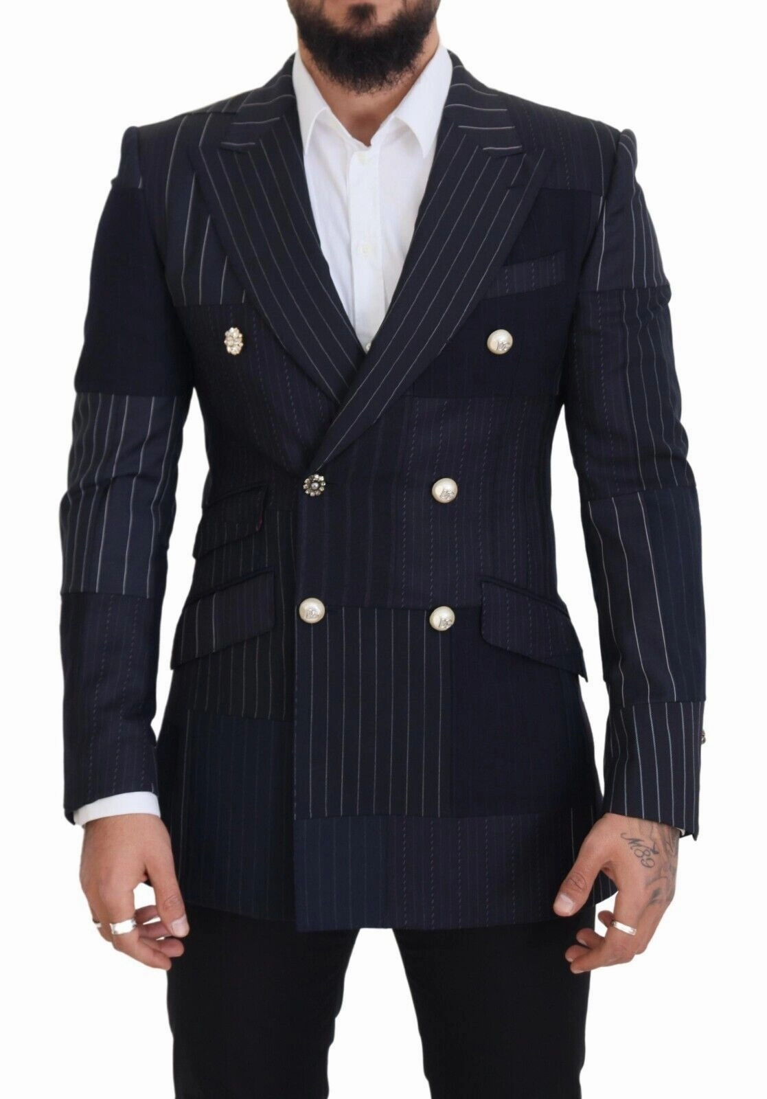 Dolce & Gabbana Double Breasted Slim Fit Men's Blazer