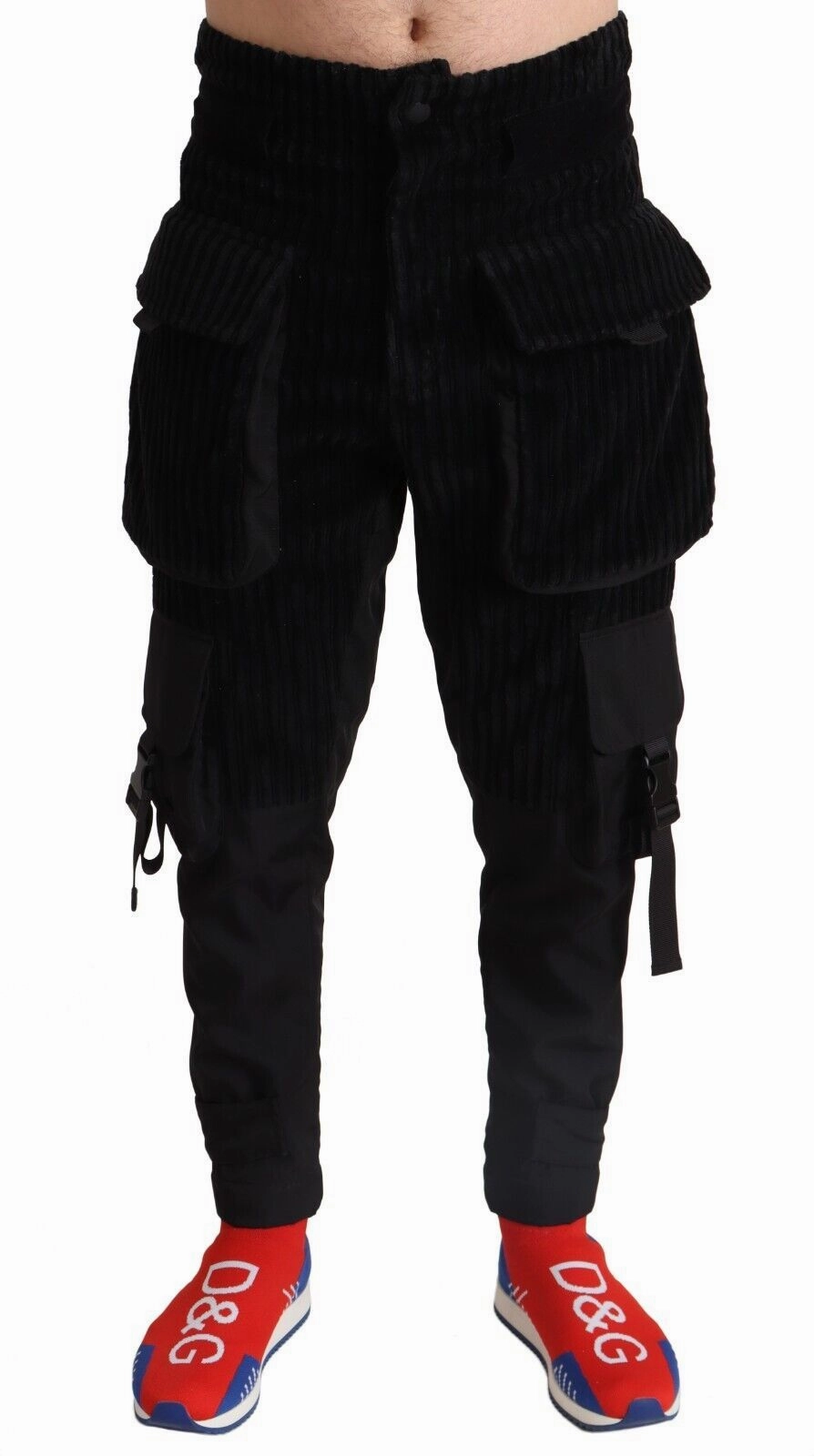 Dolce & Gabbana Elegant Cargo Corduroy Men's Pants