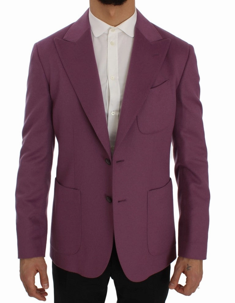 Dolce & Gabbana Elegant Cashmere-Silk Blend Men's Blazer
