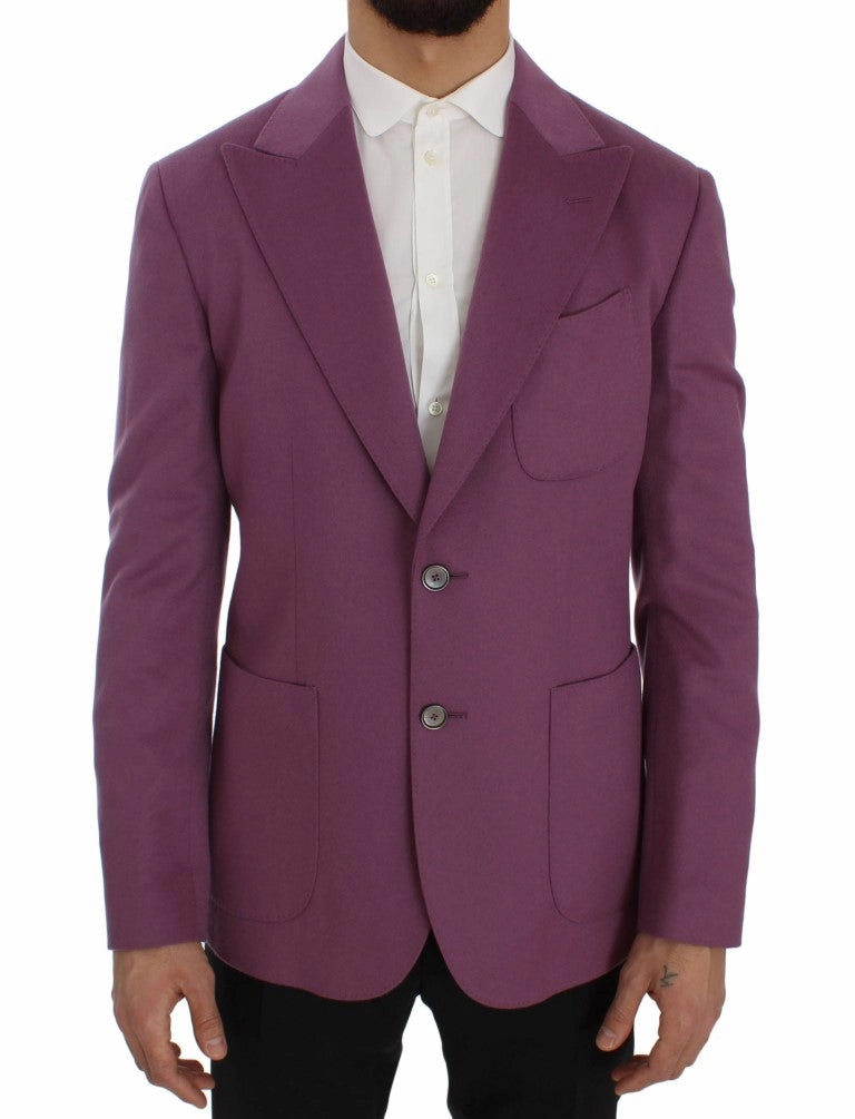 Dolce & Gabbana Elegant Cashmere-Silk Blend Men's Blazer