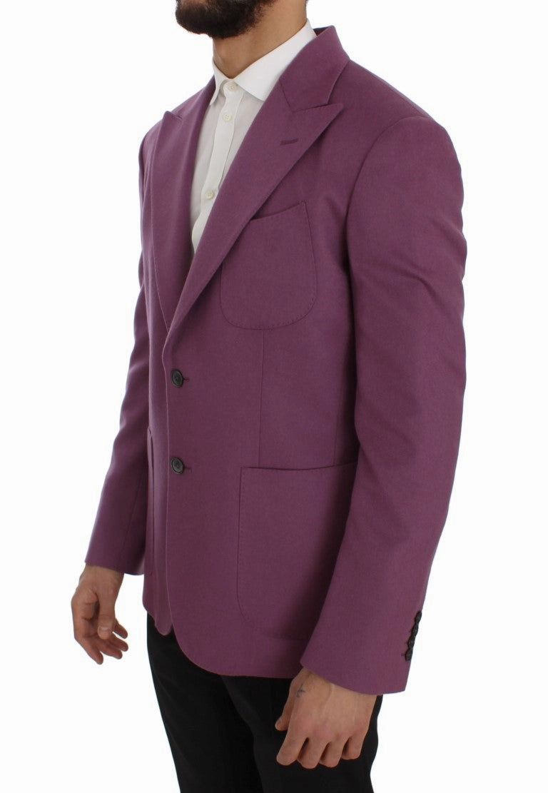 Dolce & Gabbana Elegant Cashmere-Silk Blend Men's Blazer