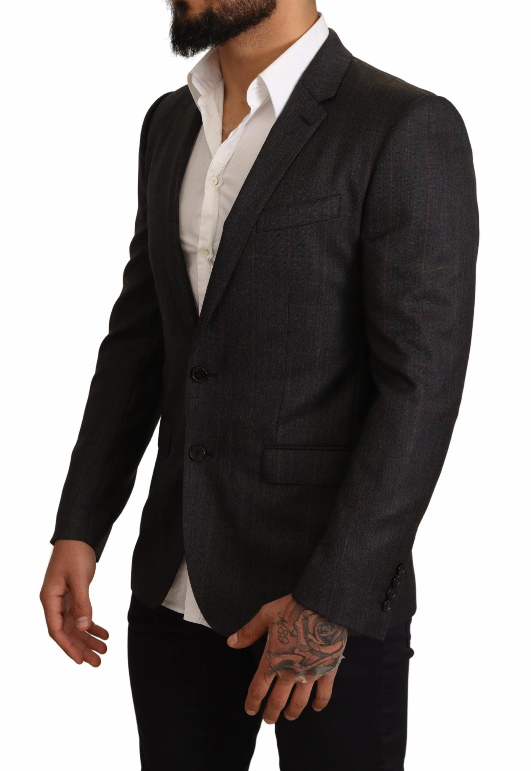 Dolce & Gabbana Elegant Check Martini Men's Blazer