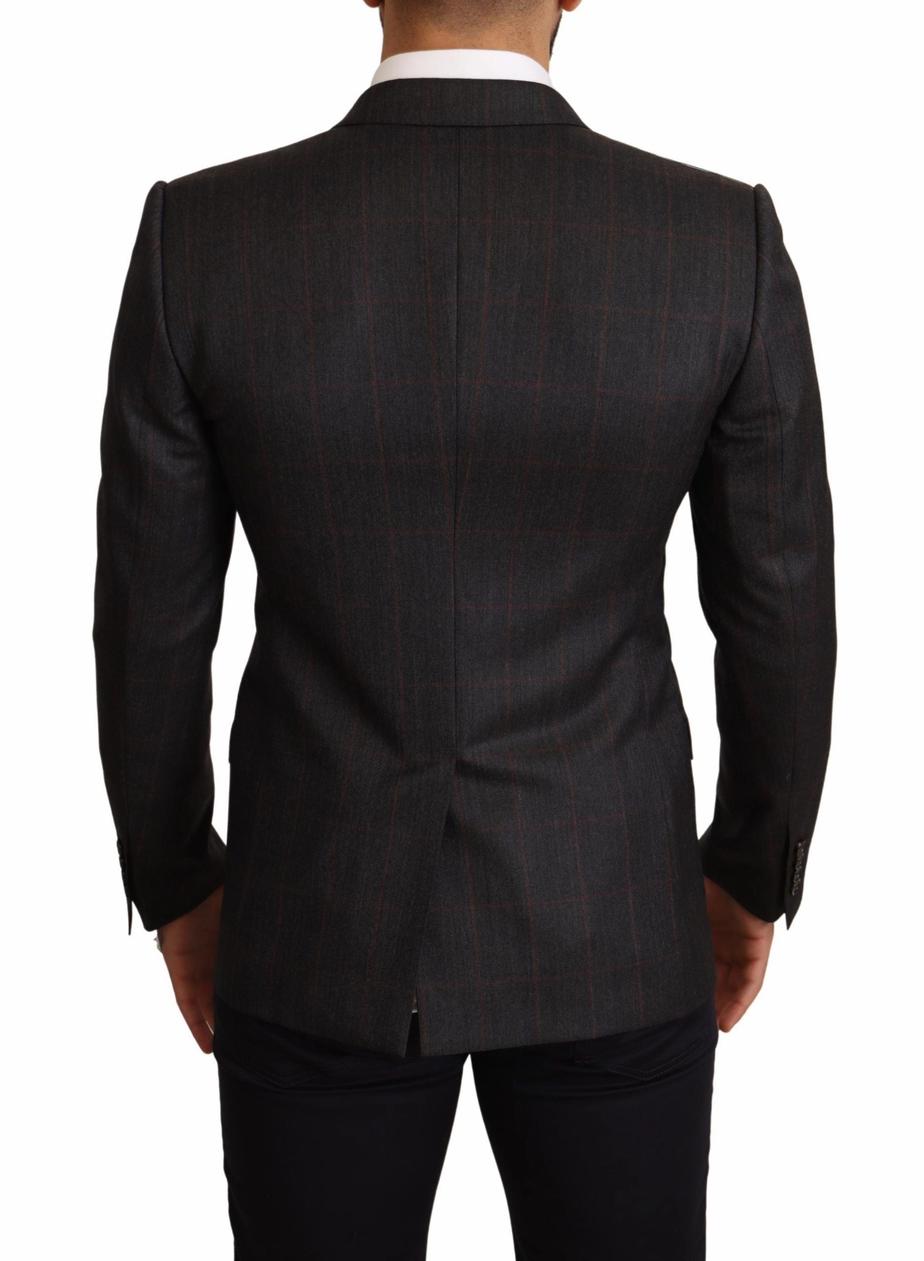 Dolce & Gabbana Elegant Check Martini Men's Blazer