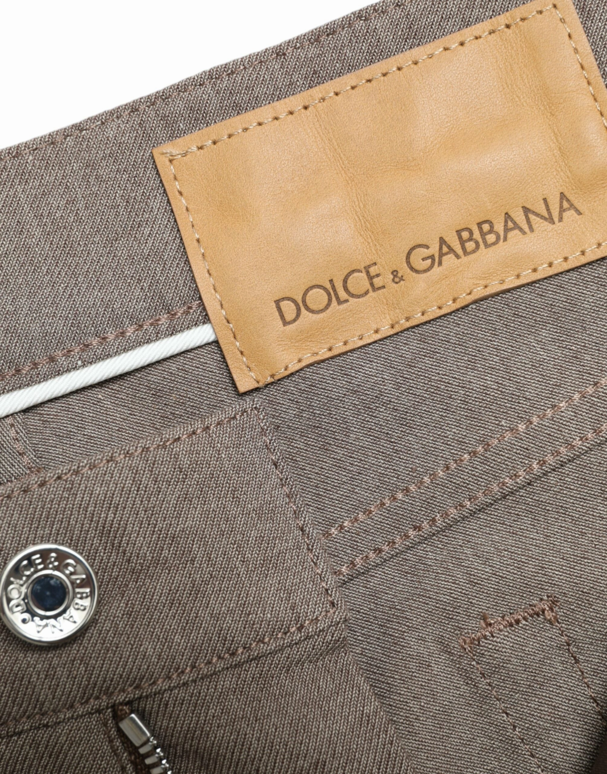 Dolce & Gabbana Elegant Cotton Stretch Skinny Men's Pants
