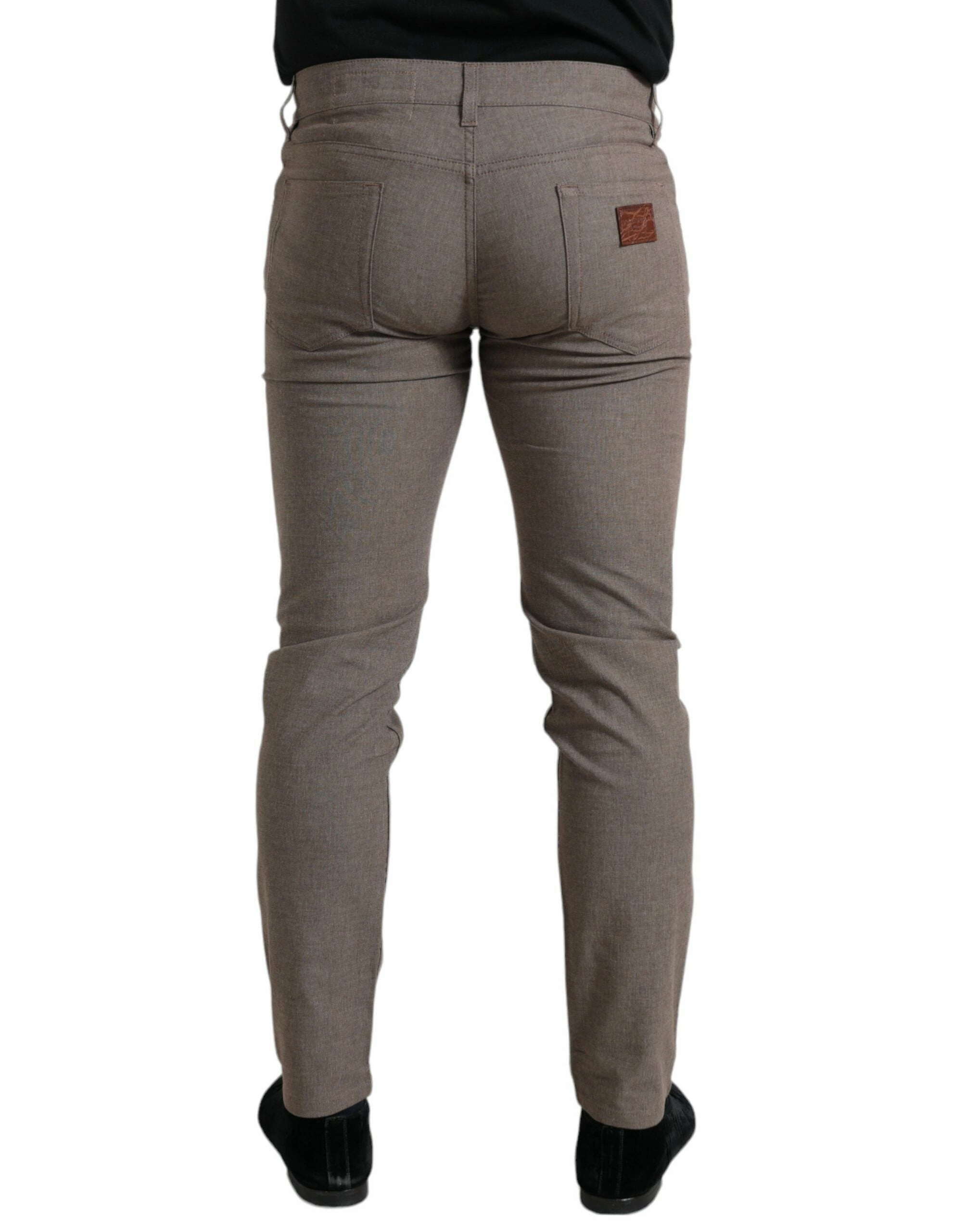 Dolce & Gabbana Elegant Cotton Stretch Skinny Men's Pants
