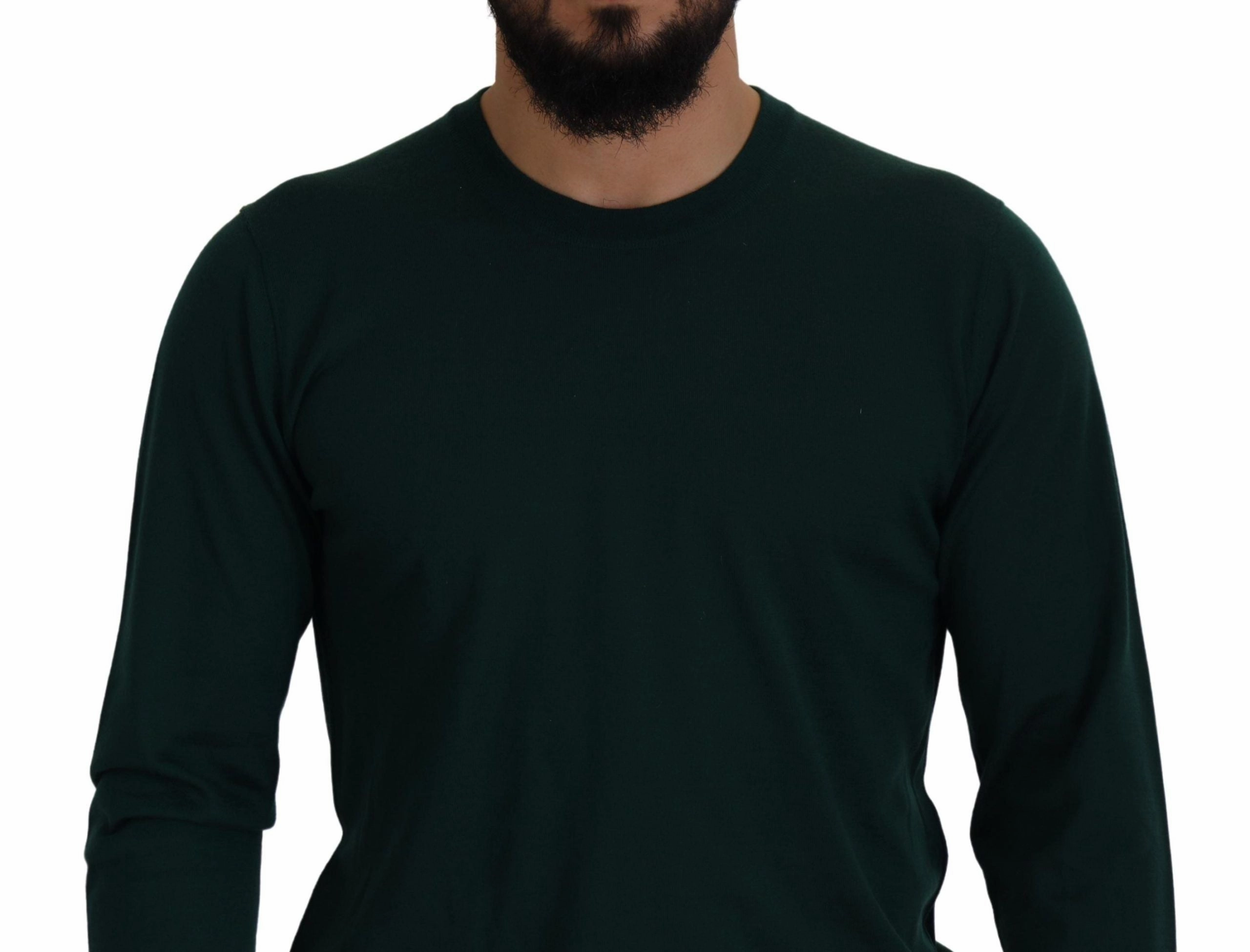 Dolce & Gabbana Elegant Crewneck Cashmere Men's Sweater