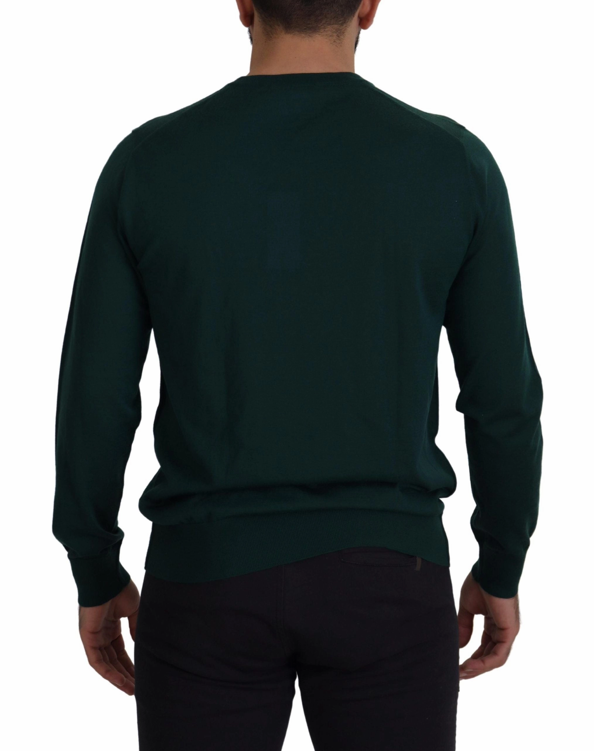 Dolce & Gabbana Elegant Crewneck Cashmere Men's Sweater
