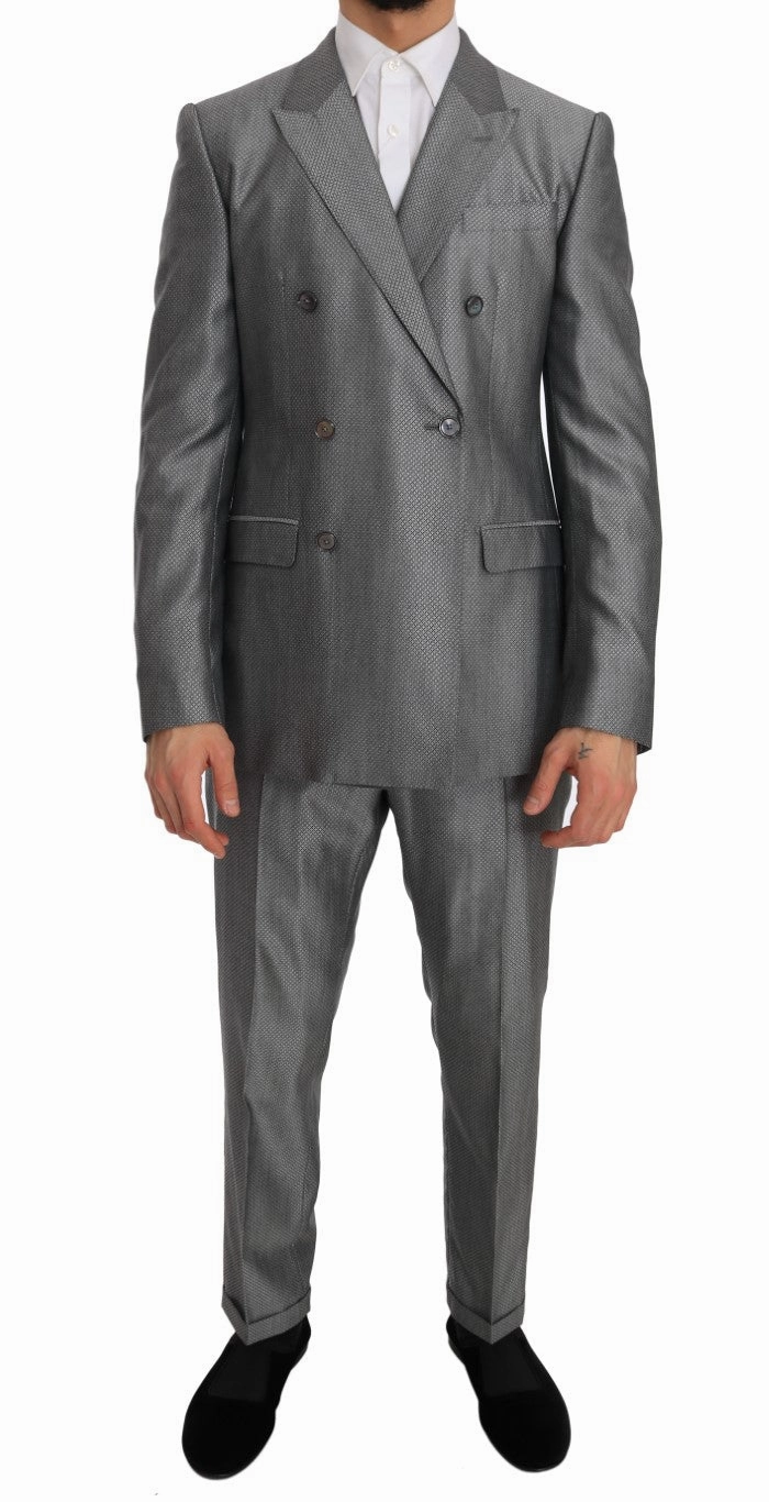 Dolce & Gabbana Elegant Double-Breasted Men's Suit