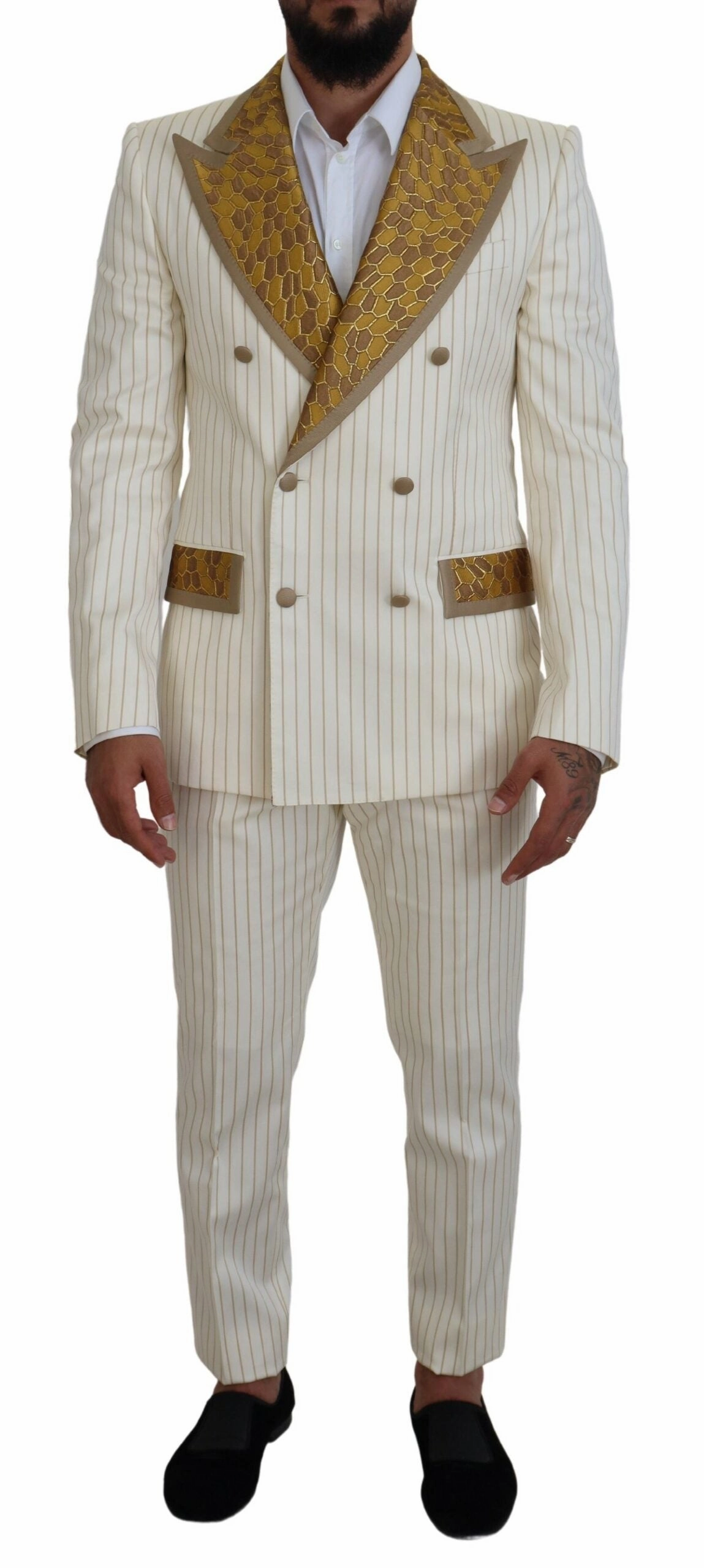 Dolce & Gabbana Elegant Double Breasted Men's Suit