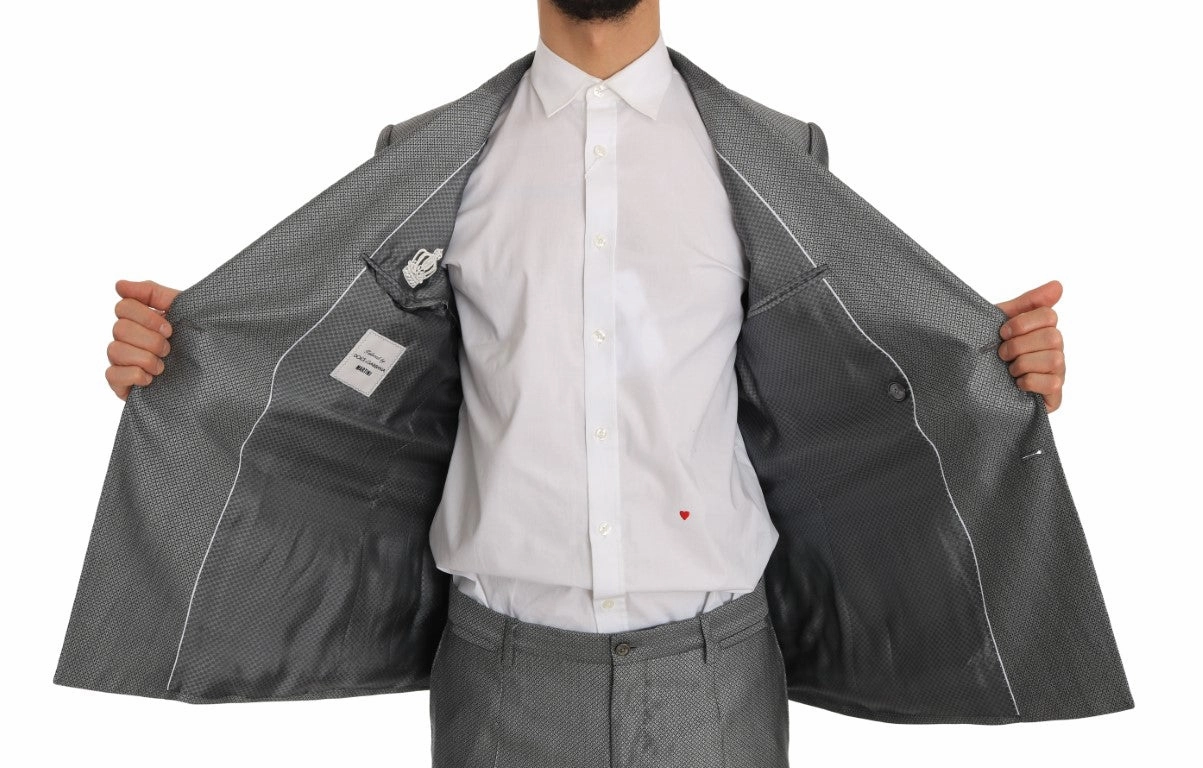 Dolce & Gabbana Elegant Double-Breasted Men's Suit