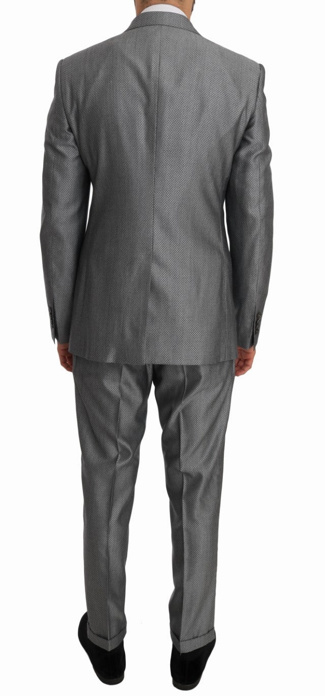 Dolce & Gabbana Elegant Double-Breasted Men's Suit