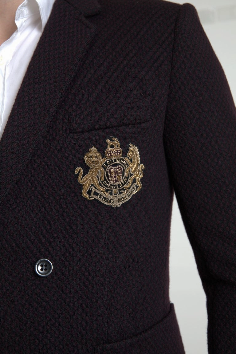 Dolce & Gabbana Elegant Double Breasted Wool Men's Blazer