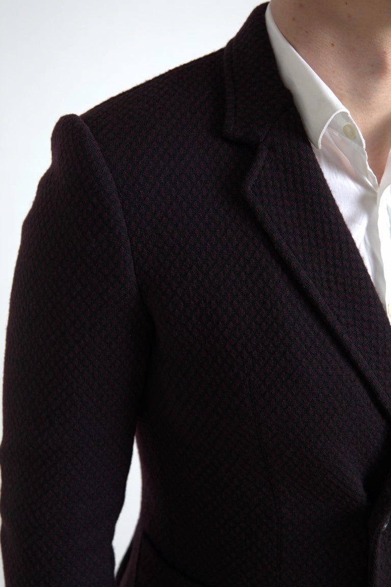 Dolce & Gabbana Elegant Double Breasted Wool Men's Blazer