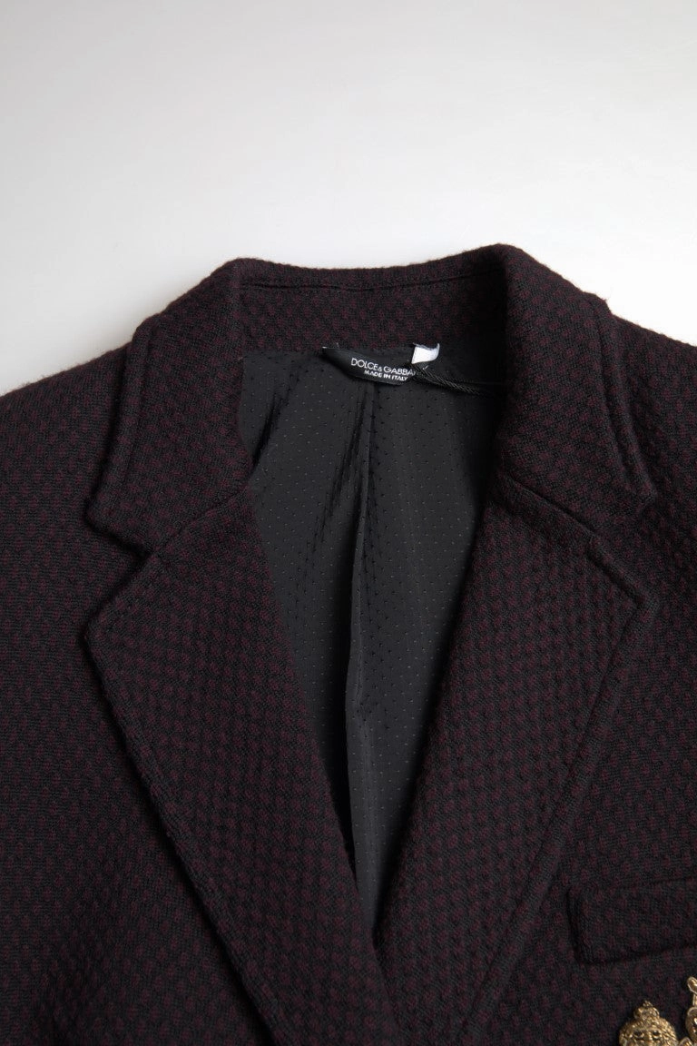 Dolce & Gabbana Elegant Double Breasted Wool Men's Blazer