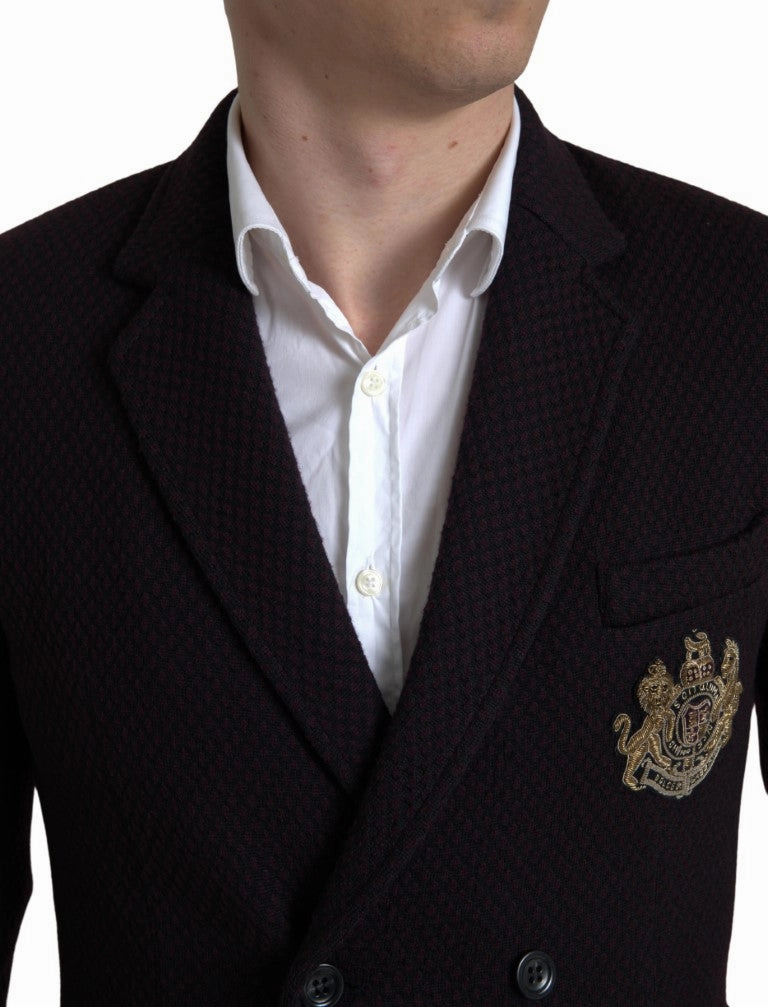 Dolce & Gabbana Elegant Double Breasted Wool Men's Blazer