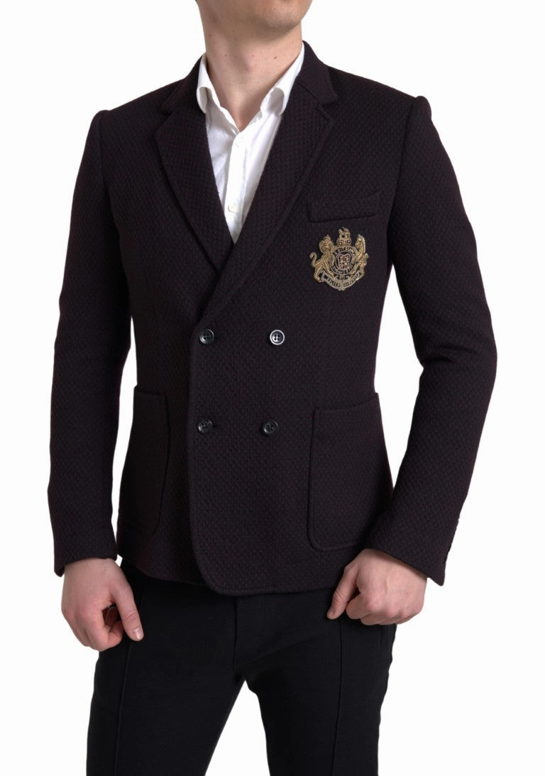 Dolce & Gabbana Elegant Double Breasted Wool Men's Blazer