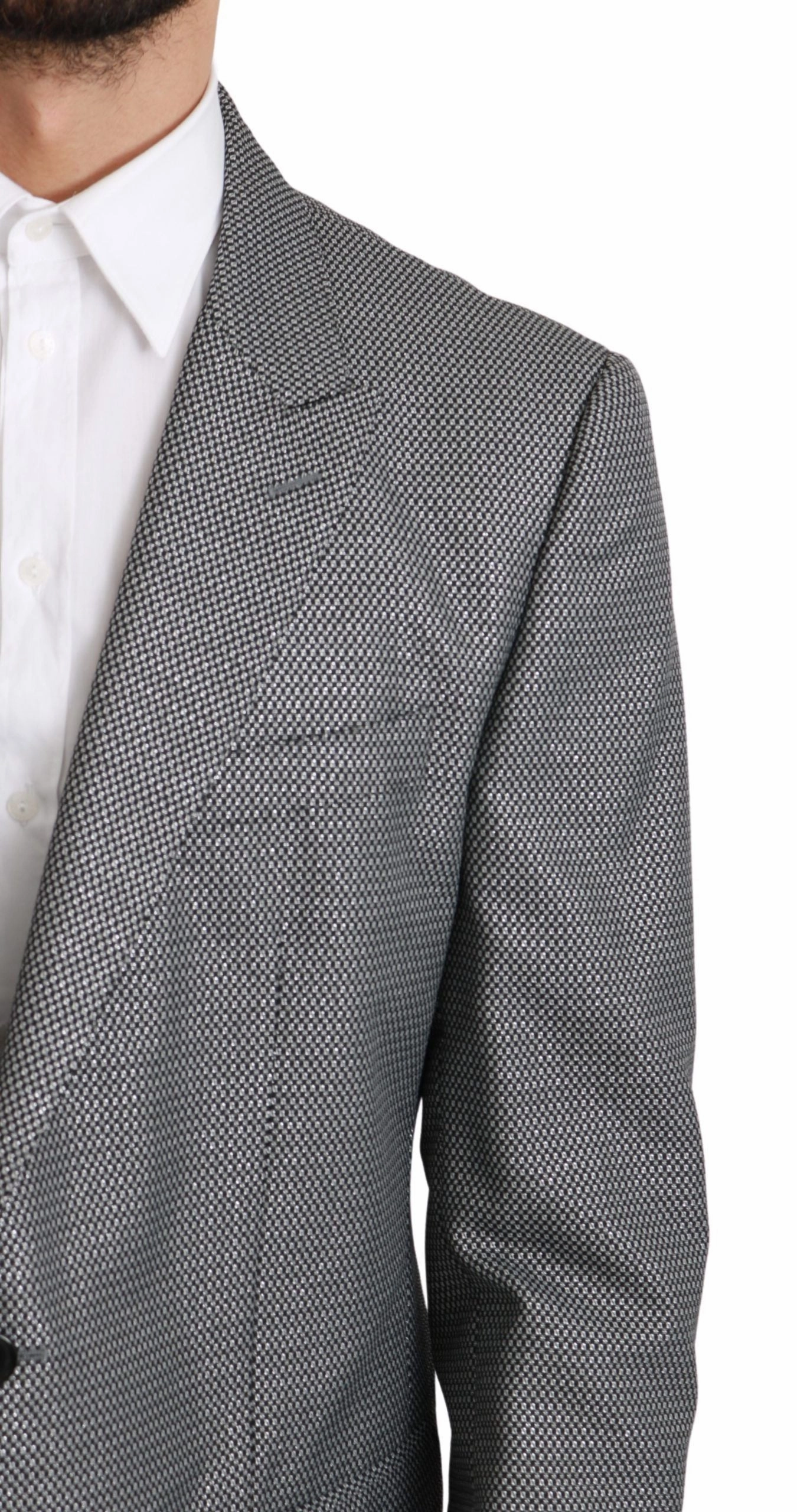 Dolce & Gabbana Elegant Fantasy Pattern Slim Fit Men's Blazer