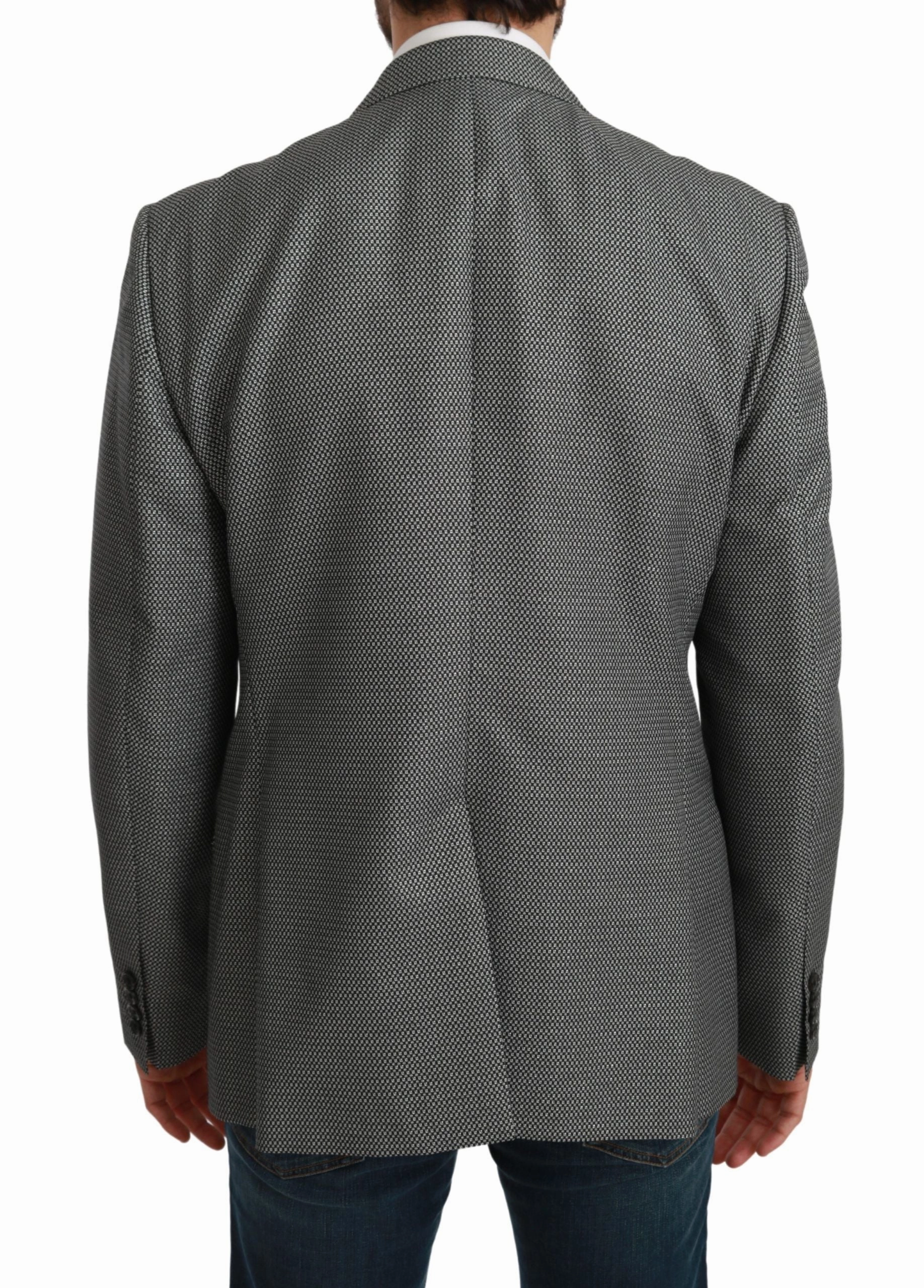 Dolce & Gabbana Elegant Fantasy Pattern Slim Fit Men's Blazer