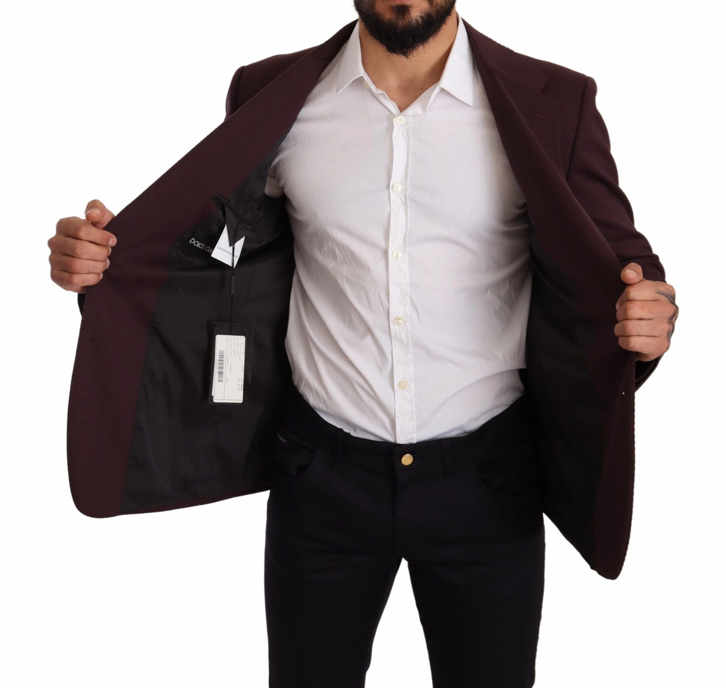Dolce & Gabbana Elegant Indigo Slim Fit Blazer for Men's Men
