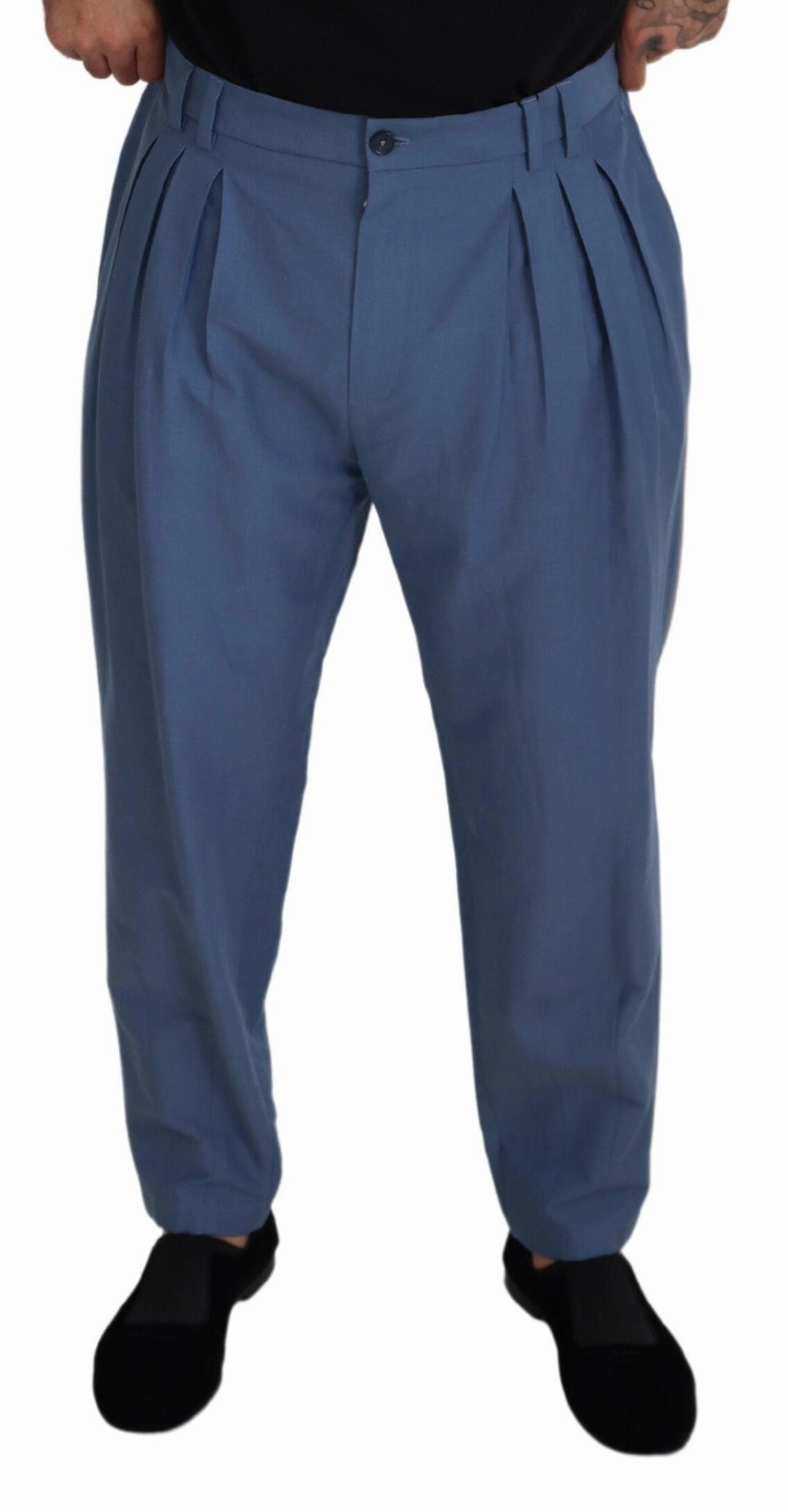 Dolce & Gabbana Elegant Linen-Cotton Men's Pants