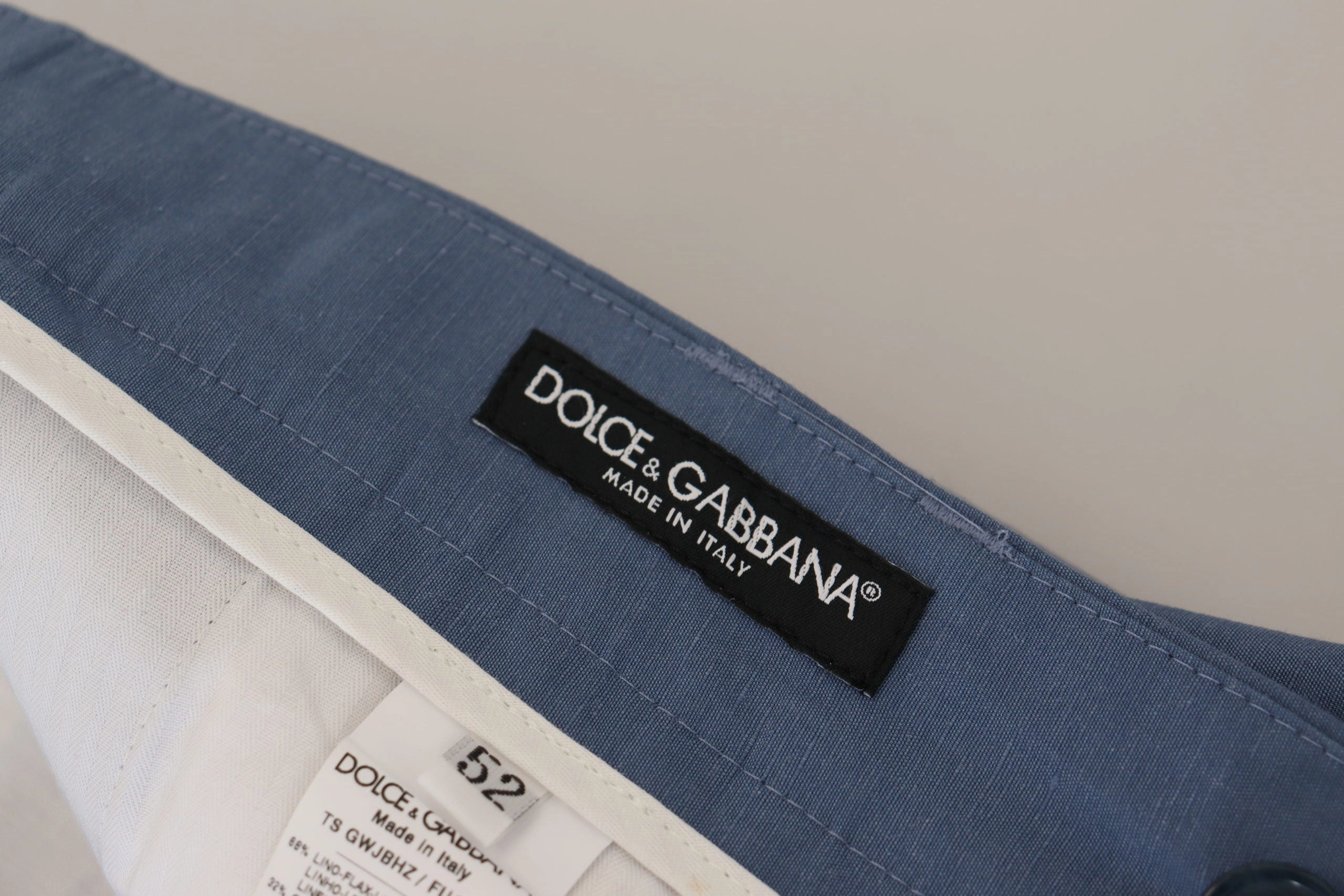 Dolce & Gabbana Elegant Linen-Cotton Men's Pants
