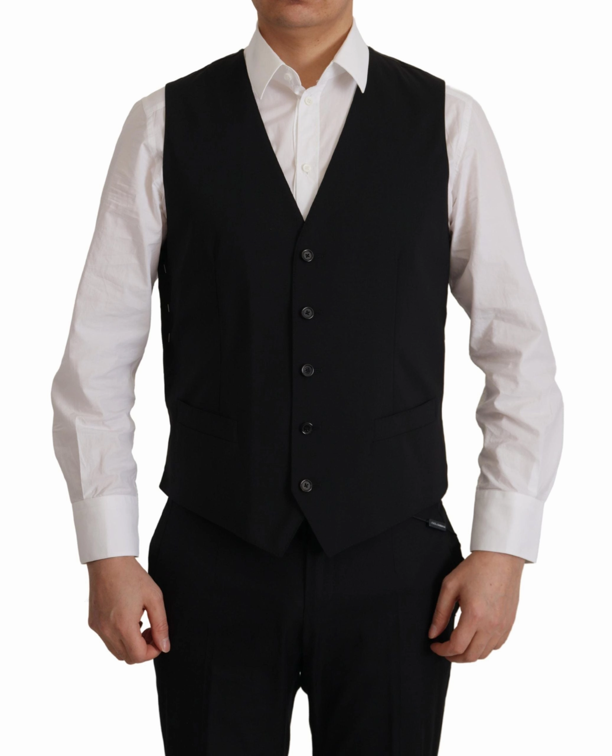 Dolce & Gabbana Elegant Martini Blazer and Vest Men's Ensemble