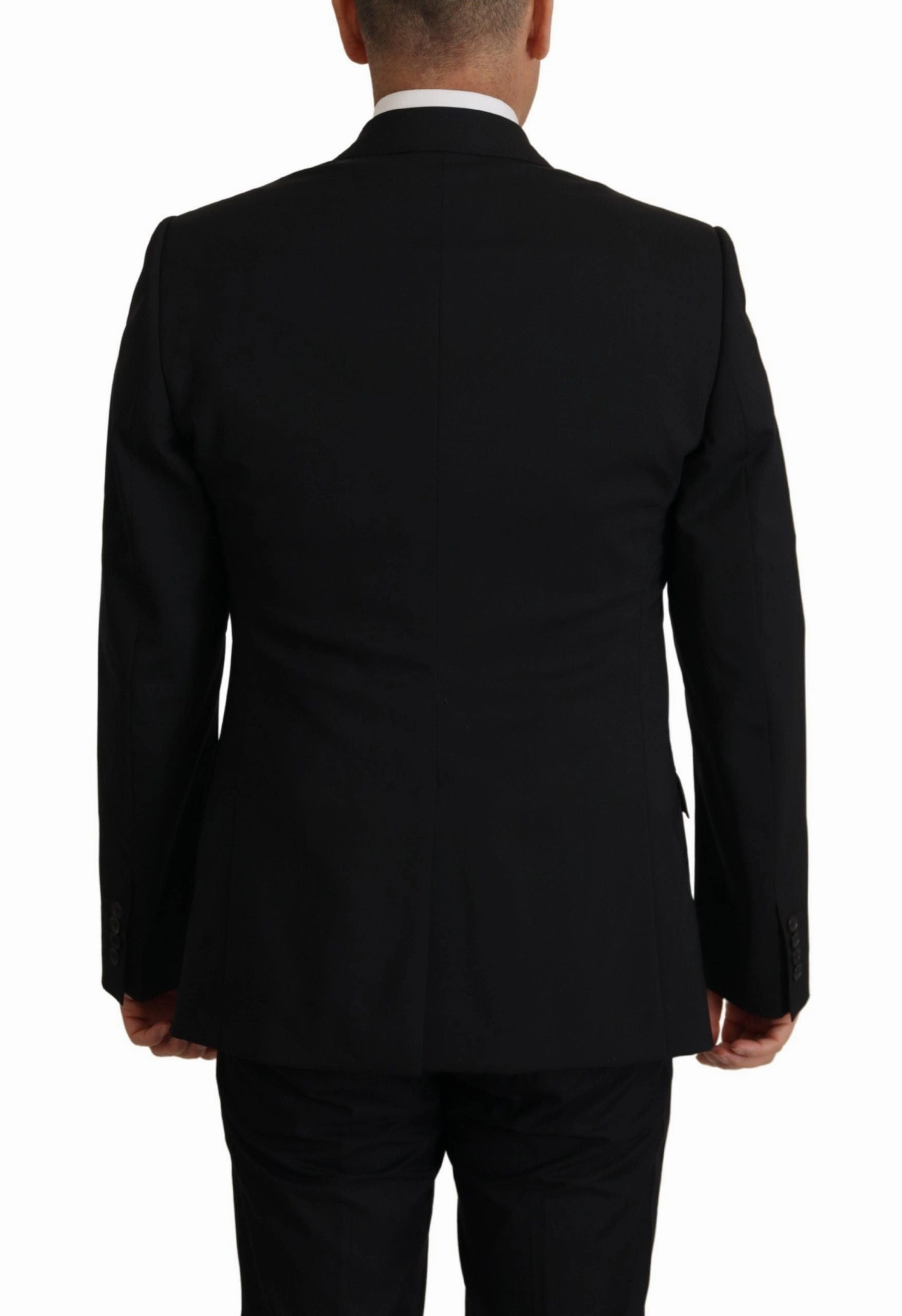 Dolce & Gabbana Elegant Martini Blazer and Vest Men's Ensemble