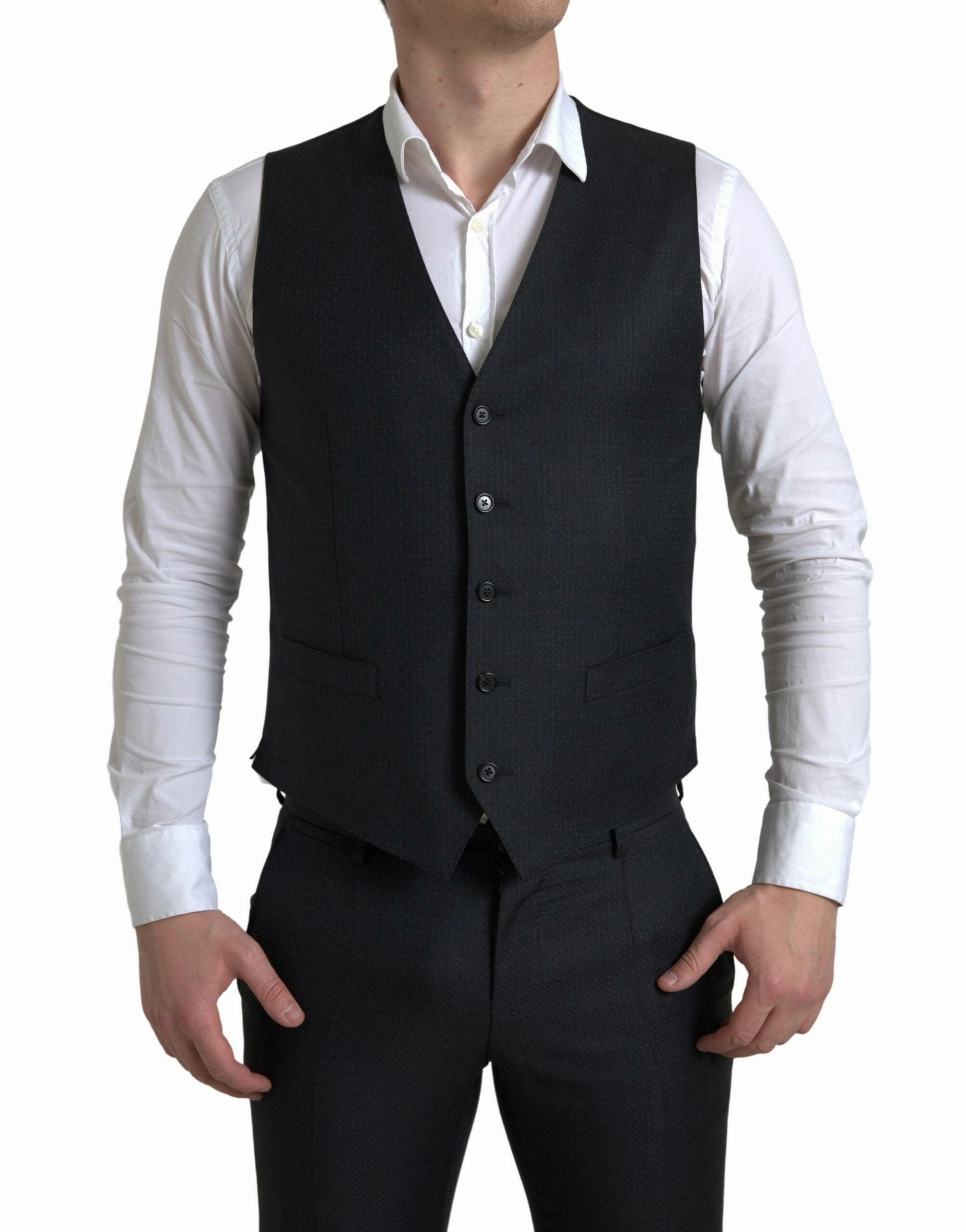 Dolce & Gabbana Elegant Martini Slim Fit 3-Piece Men's Suit