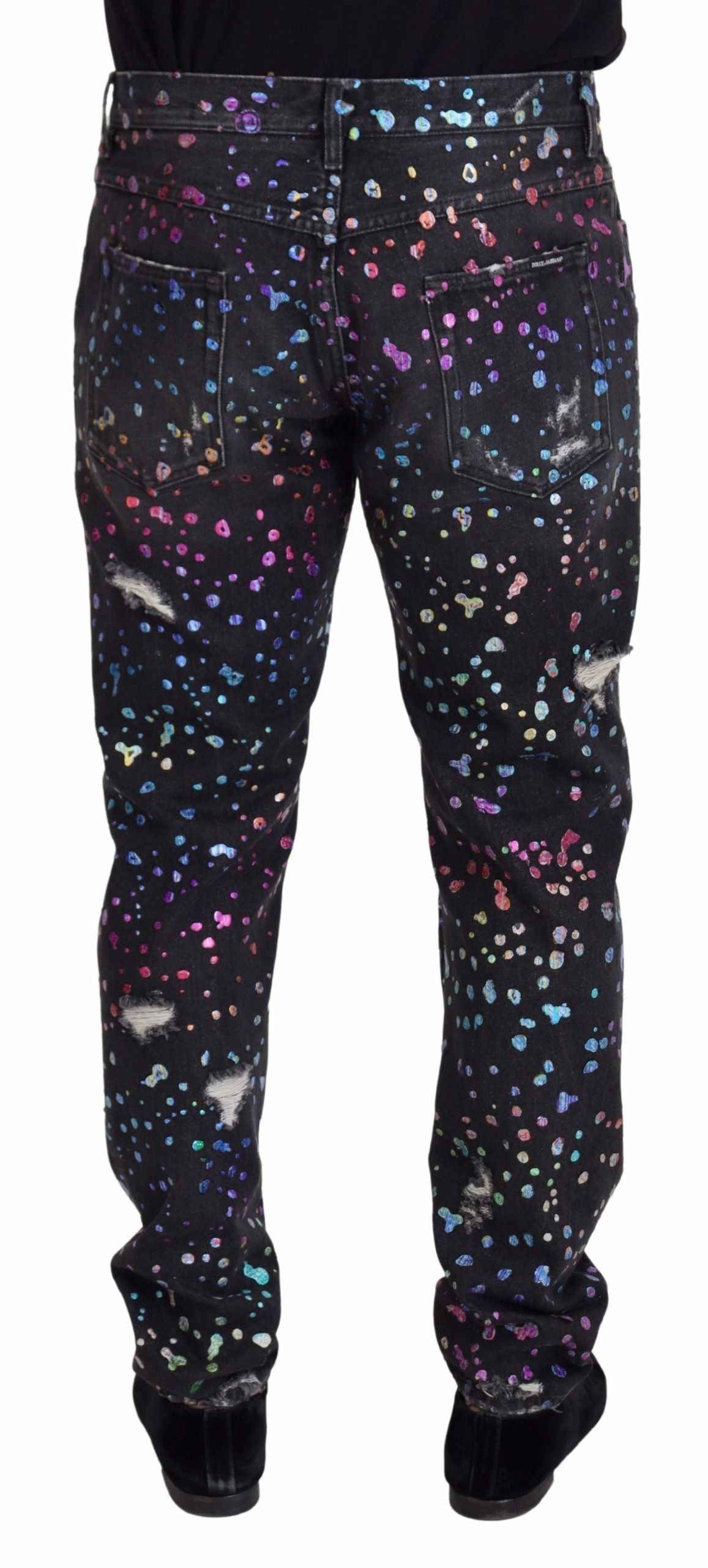 Dolce & Gabbana Elegant multi Printed blue Men's Pants