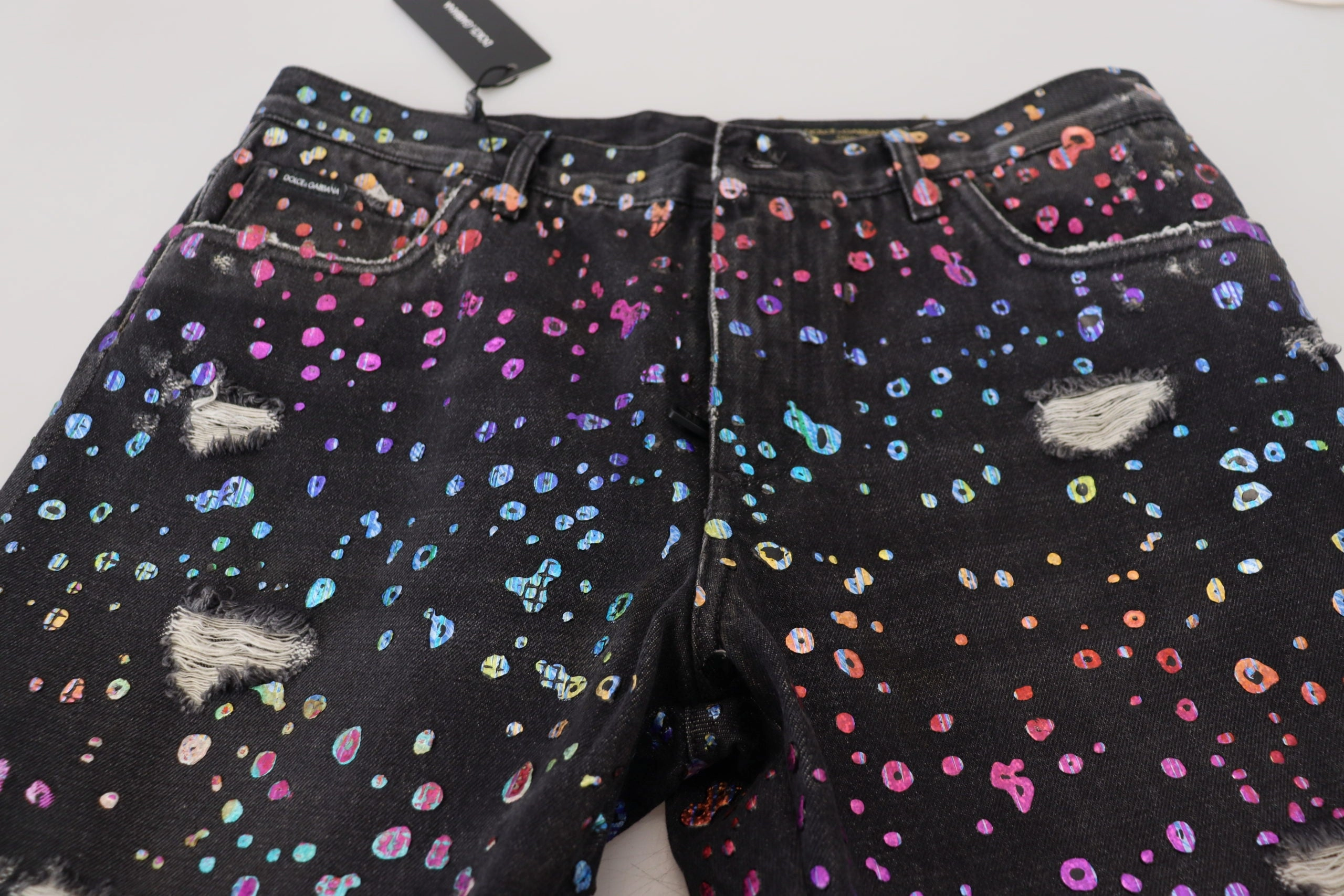 Dolce & Gabbana Elegant multi Printed blue Men's Pants