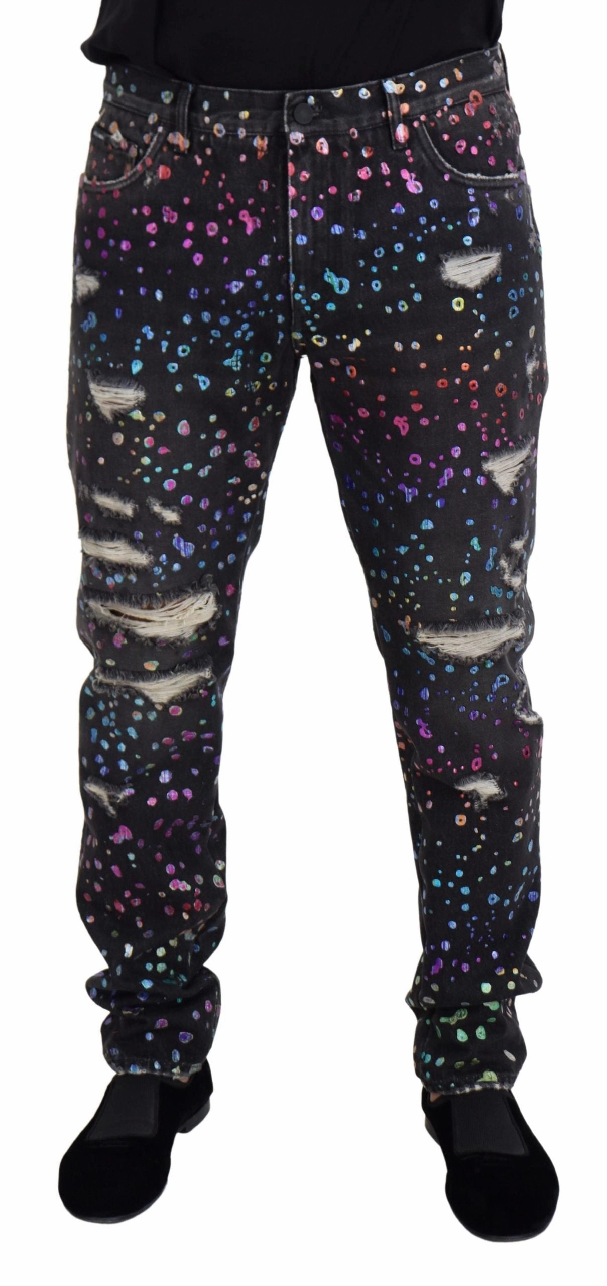 Dolce & Gabbana Elegant multi Printed blue Men's Pants