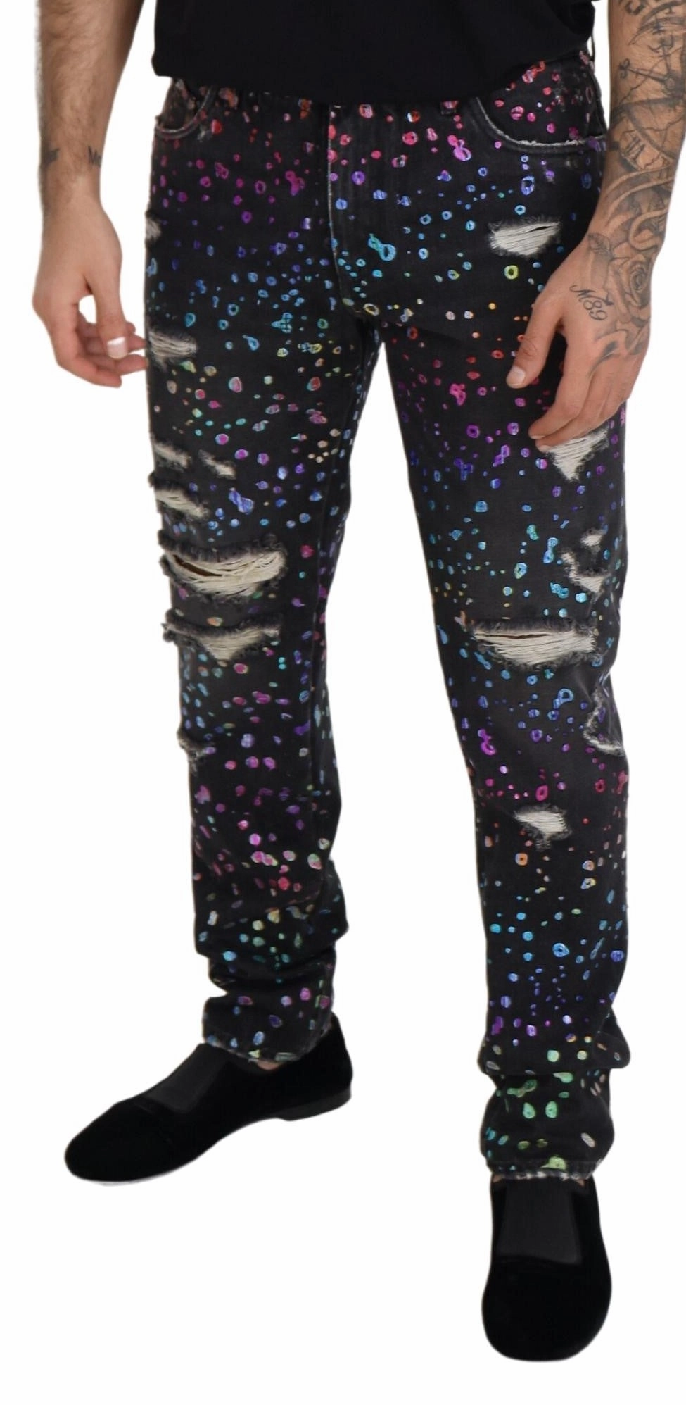 Dolce & Gabbana Elegant multi Printed blue Men's Pants