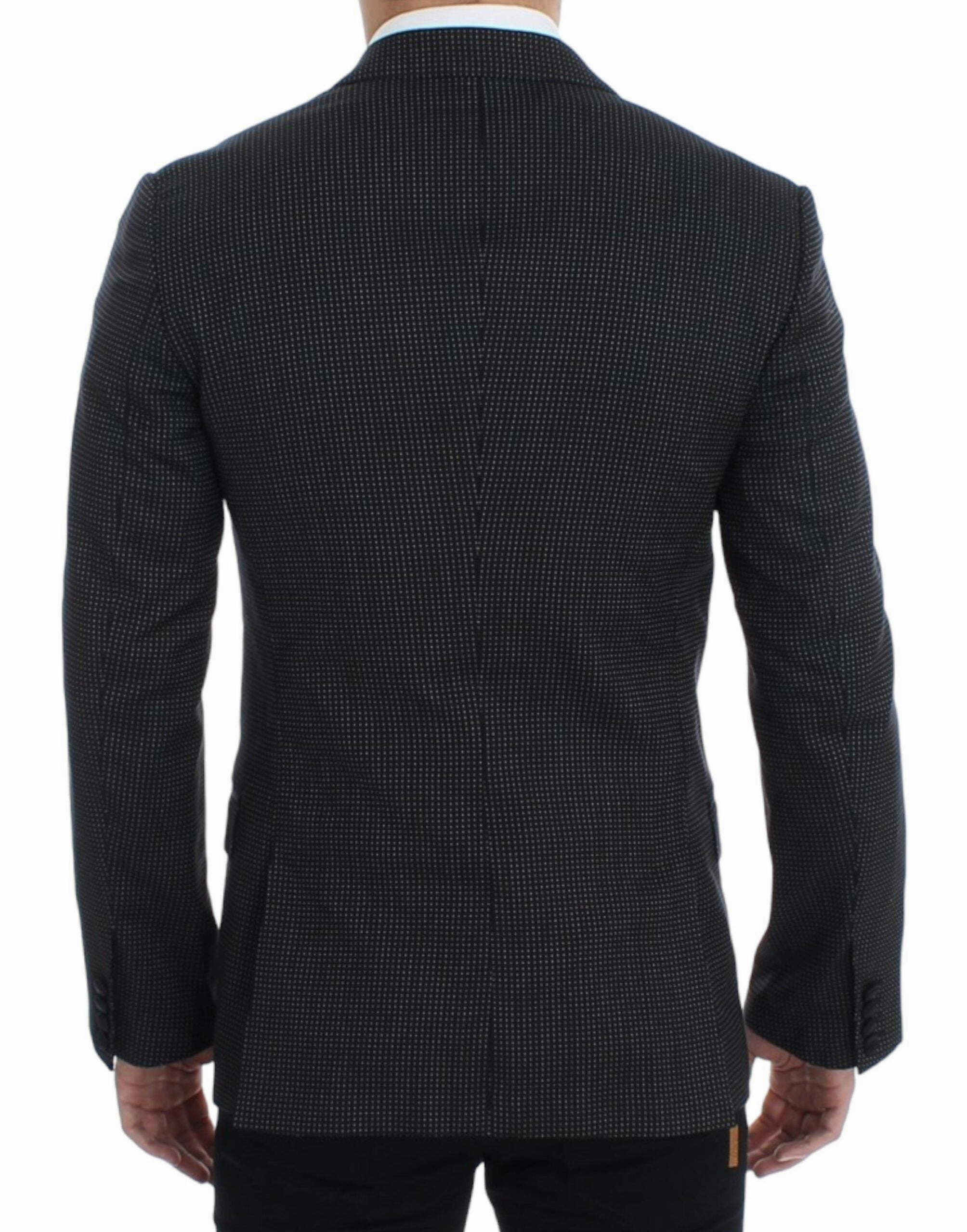 Dolce & Gabbana Elegant Polka Dotted Slim Fit Men's Blazer