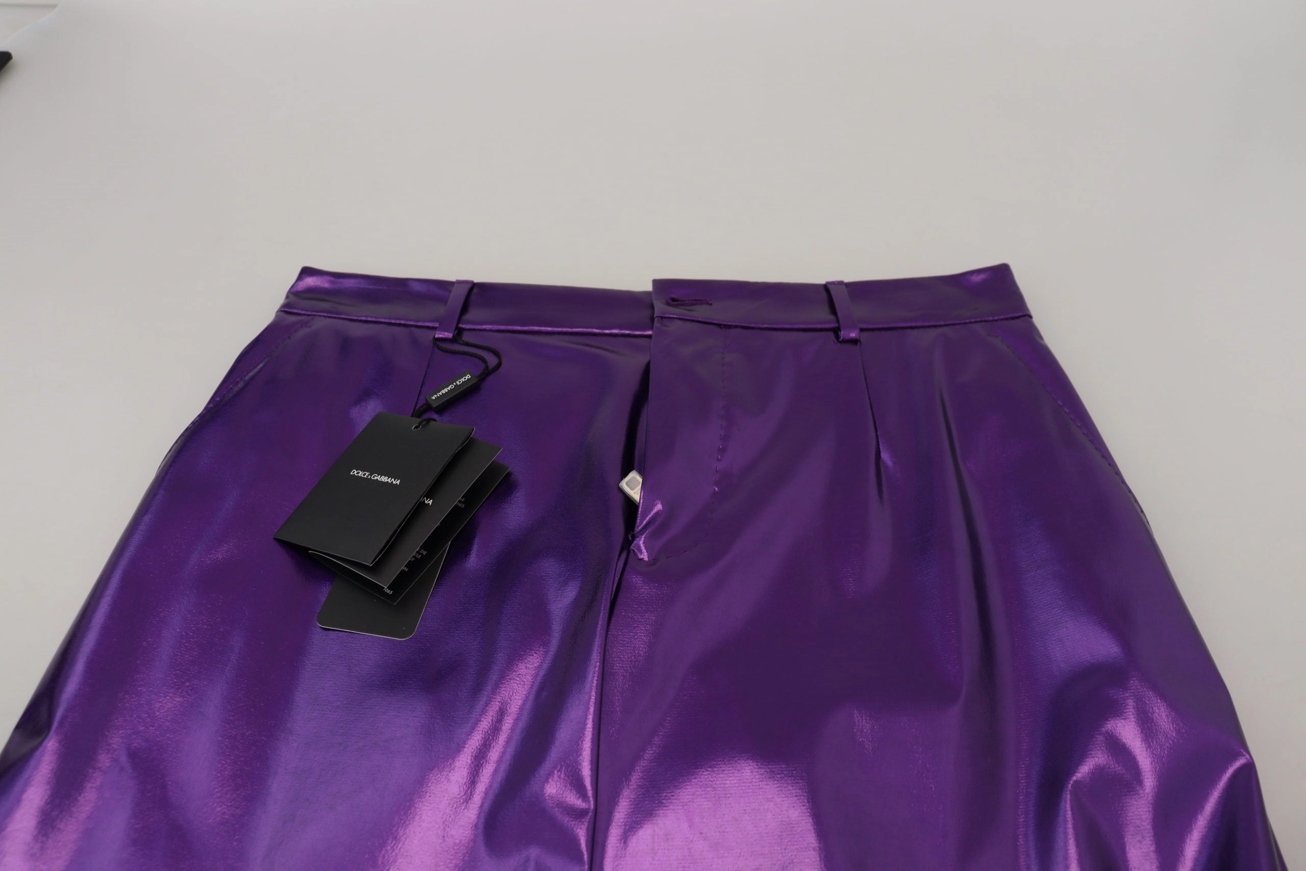 Dolce & Gabbana Elegant Shining Straight Fit Men's Pants