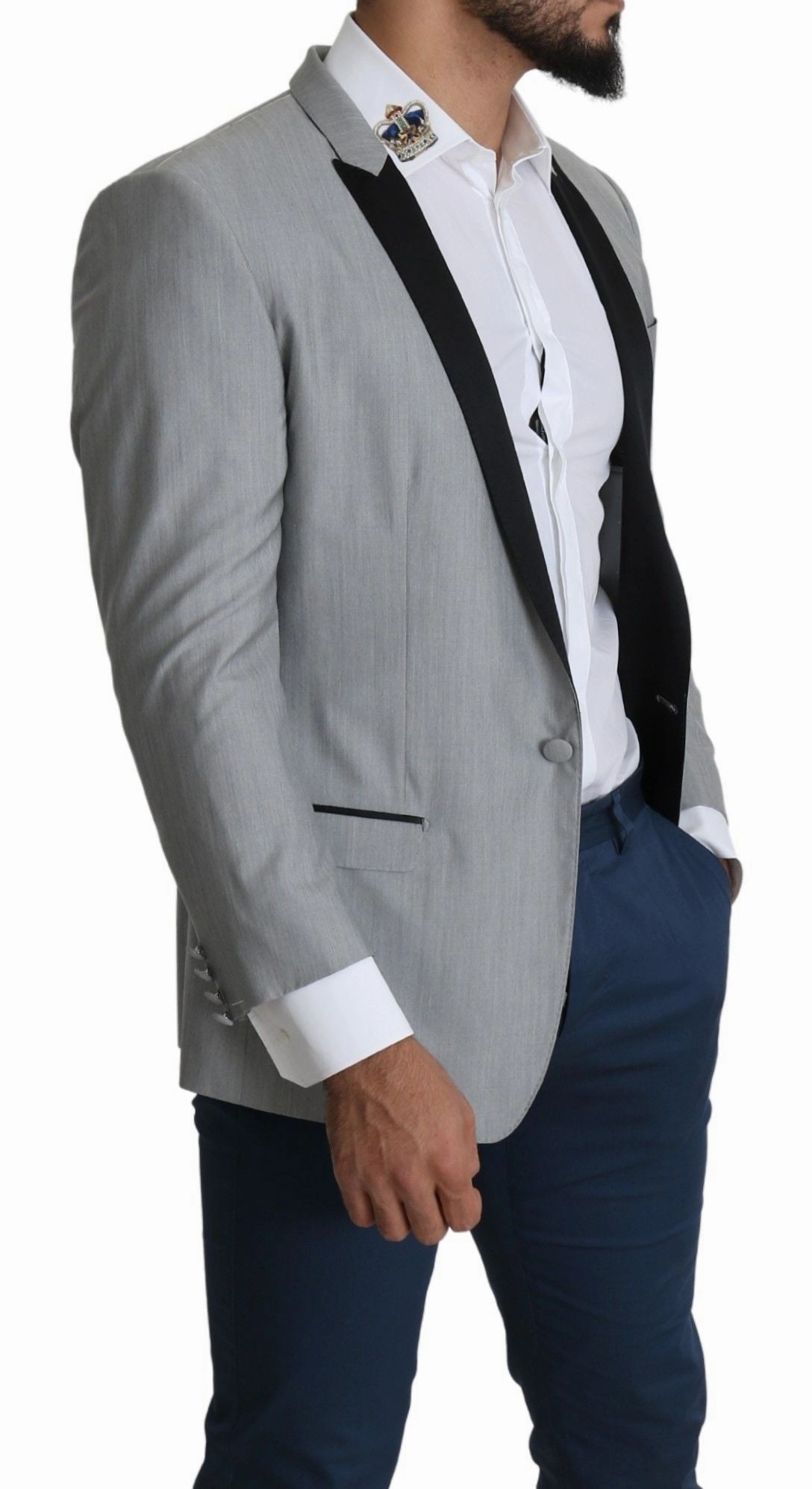 Dolce & Gabbana Elegant Silk Blend  Men's Blazer