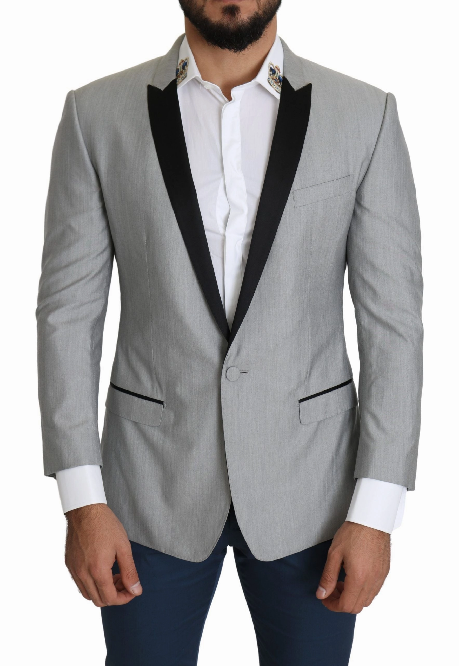Dolce & Gabbana Elegant Silk Blend  Men's Blazer