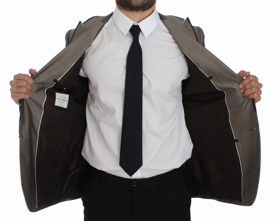 Dolce & Gabbana Elegant Silk Two-Button Slim Men's Blazer
