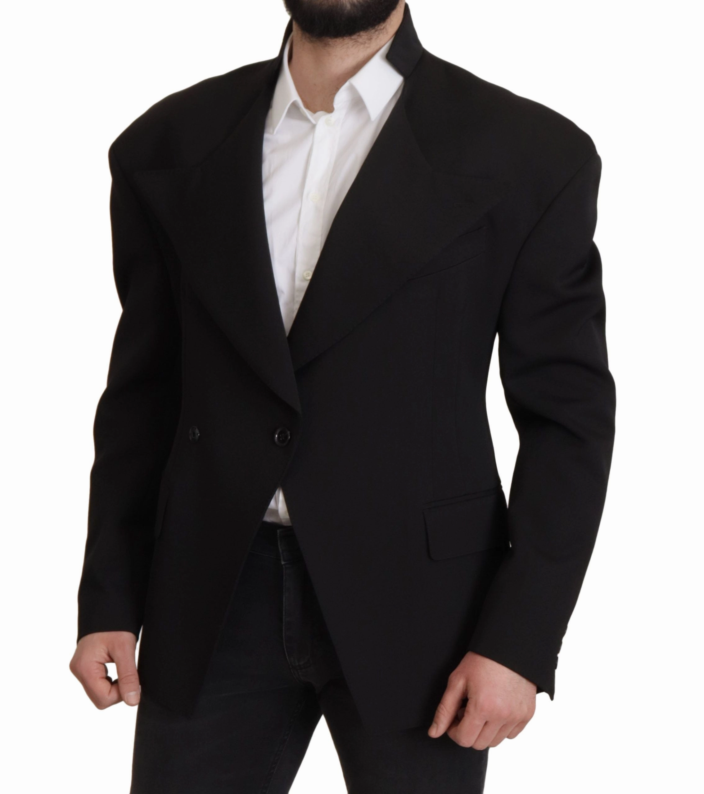 Dolce & Gabbana Elegant Single Breasted Wool Men's Blazer