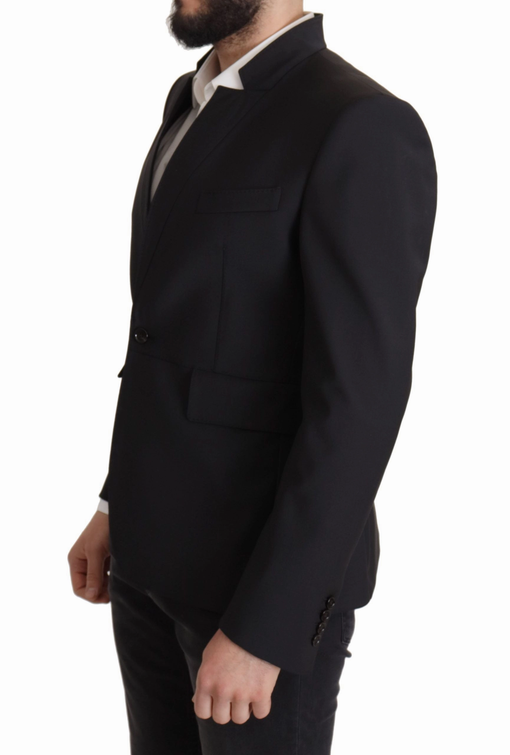 Dolce & Gabbana Elegant Single-Breasted Wool Men's Blazer