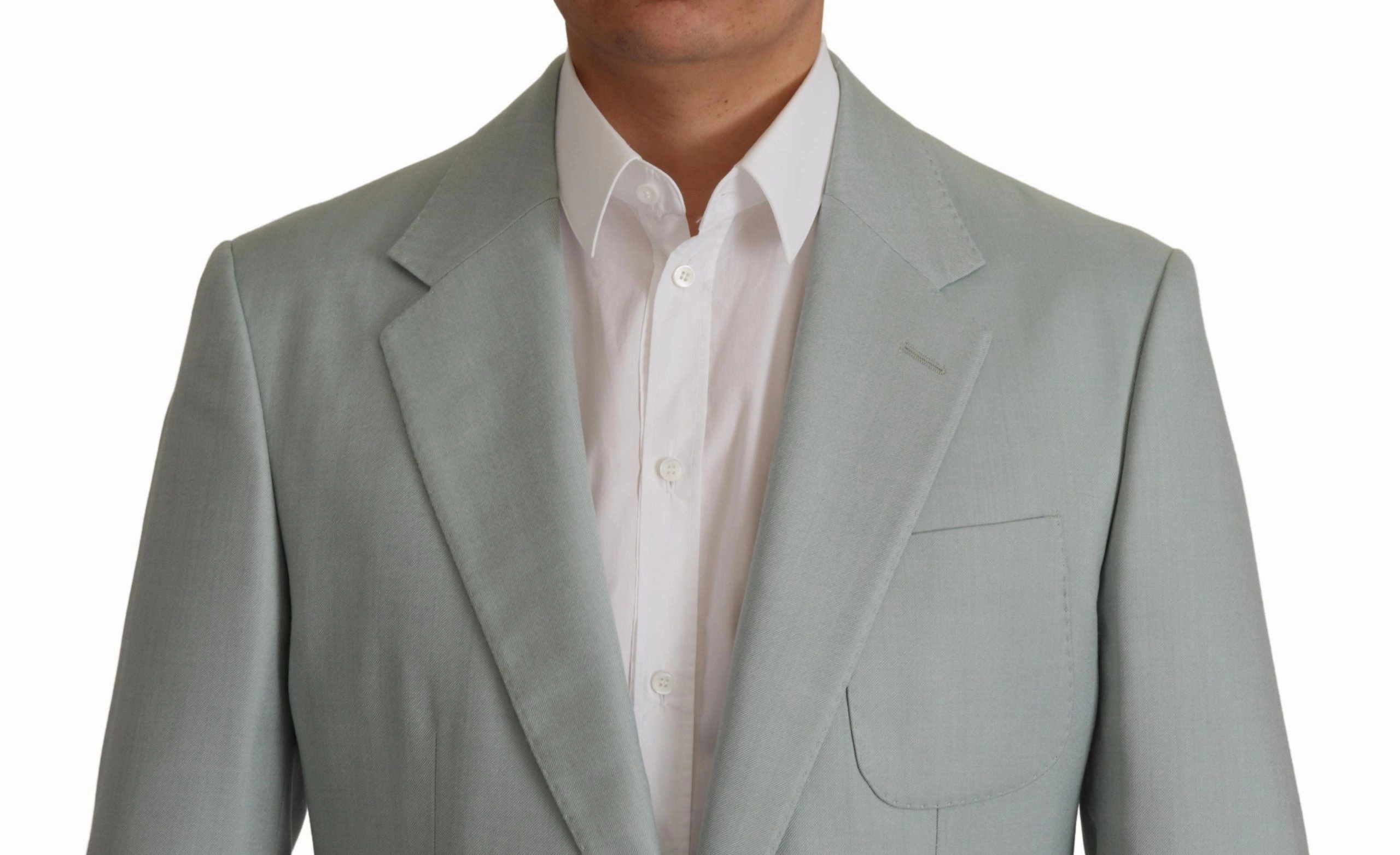 Dolce & Gabbana Elegant Slim Fit Cashmere Silk Blazer Men's Jacket
