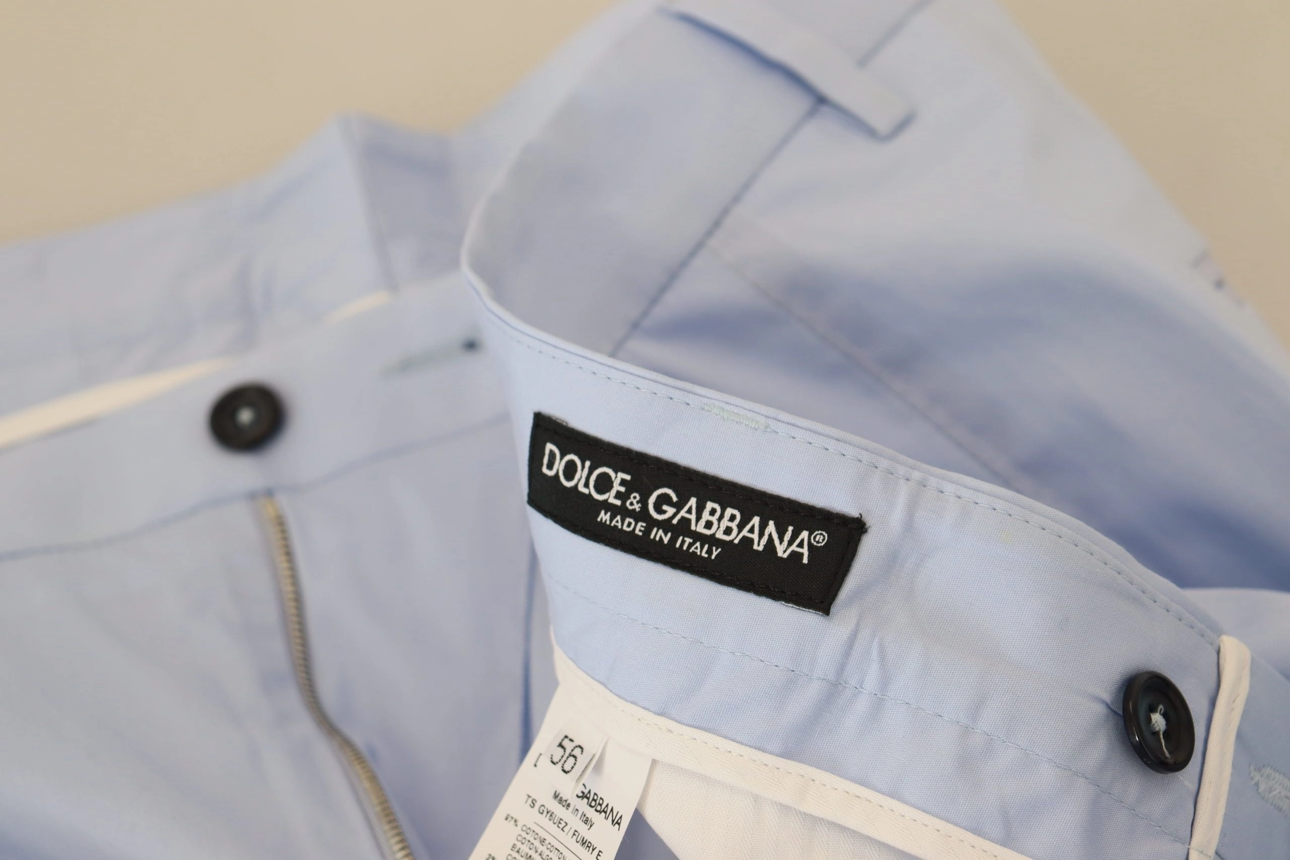 Dolce & Gabbana Elegant Slim Fit Chinos In Men's