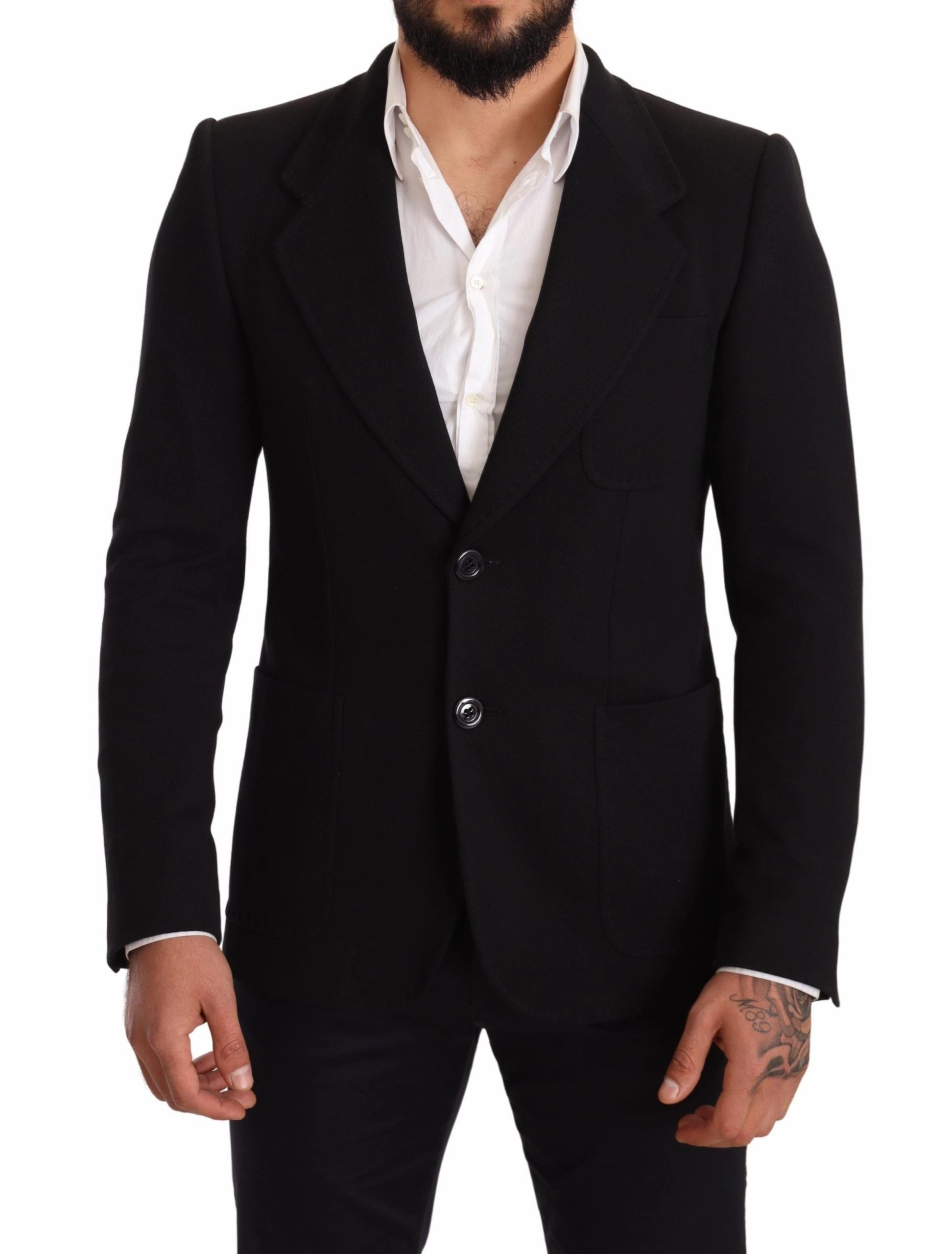 Dolce & Gabbana Elegant Slim Fit Cotton Men's Blazer